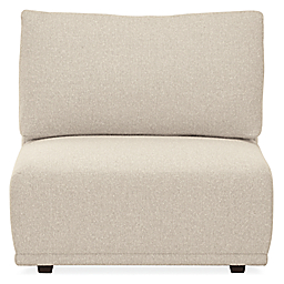 Front view of Fia Armless Chair in Conley Natural