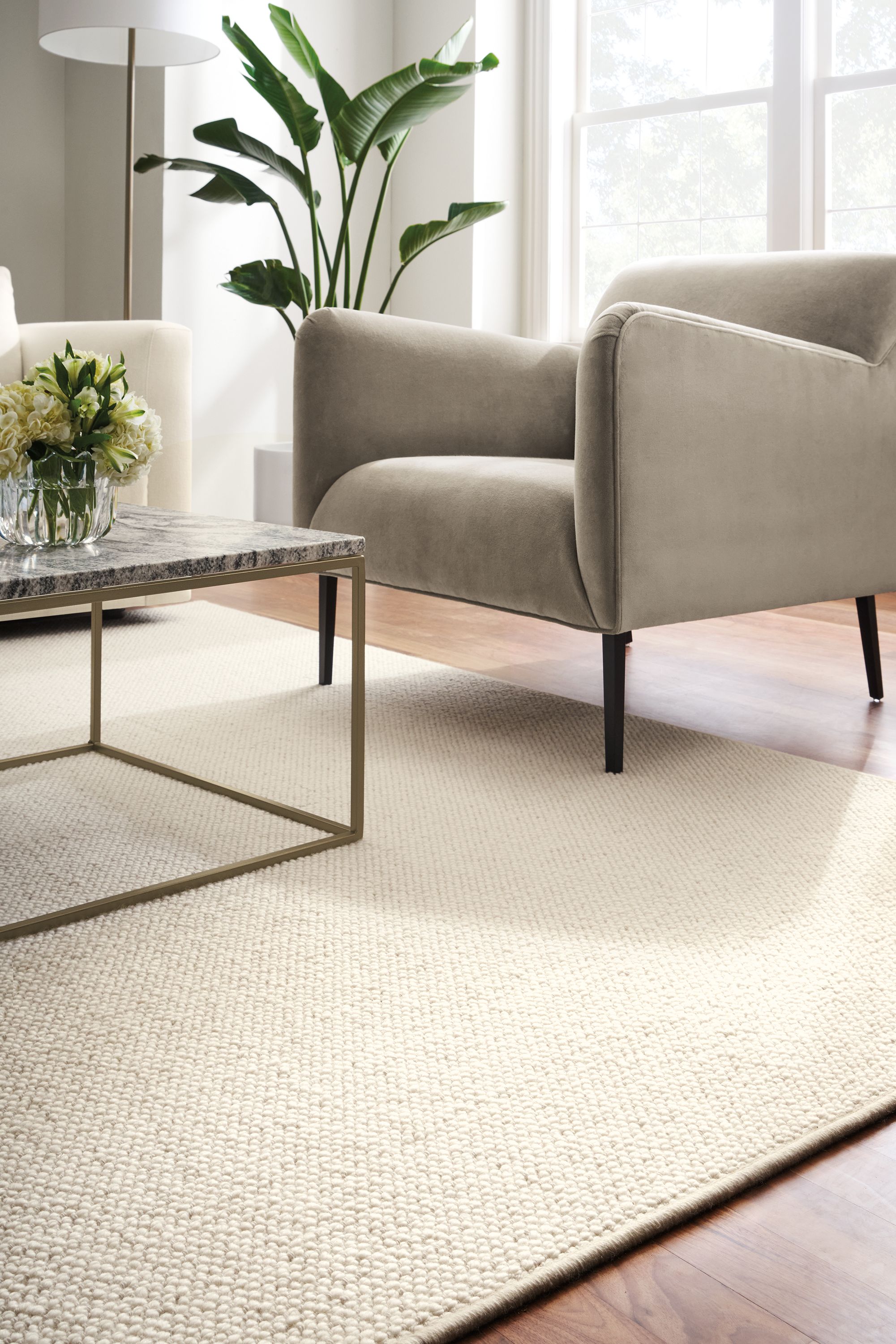 8'x10' rug in ivory