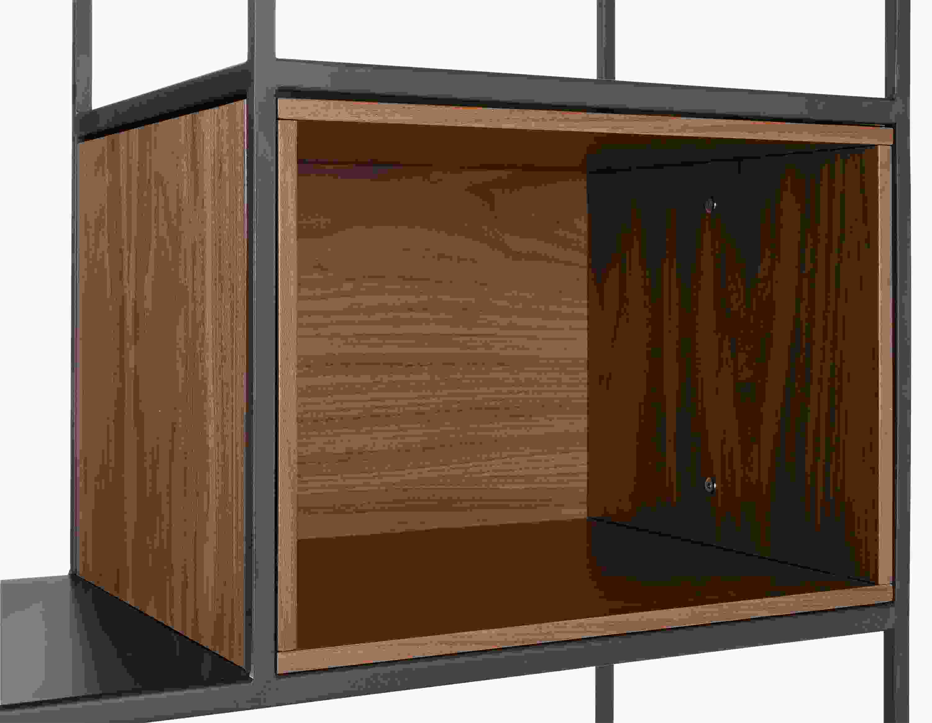 Foshay Steel Bookcase - Durable & Minimal Design