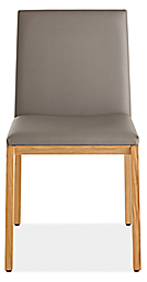 Front view of Gabriel Side Chair in Synthetic Leather.