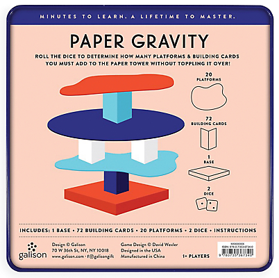 Detail of Paper Gravity Game.