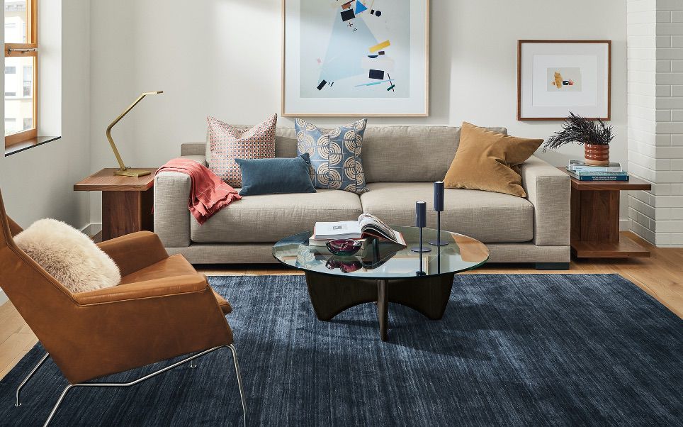 How to Choose a Rug Size - Ideas & Advice - Room & Board