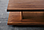 Detail of Graham 36-wide Coffee Table in Walnut.