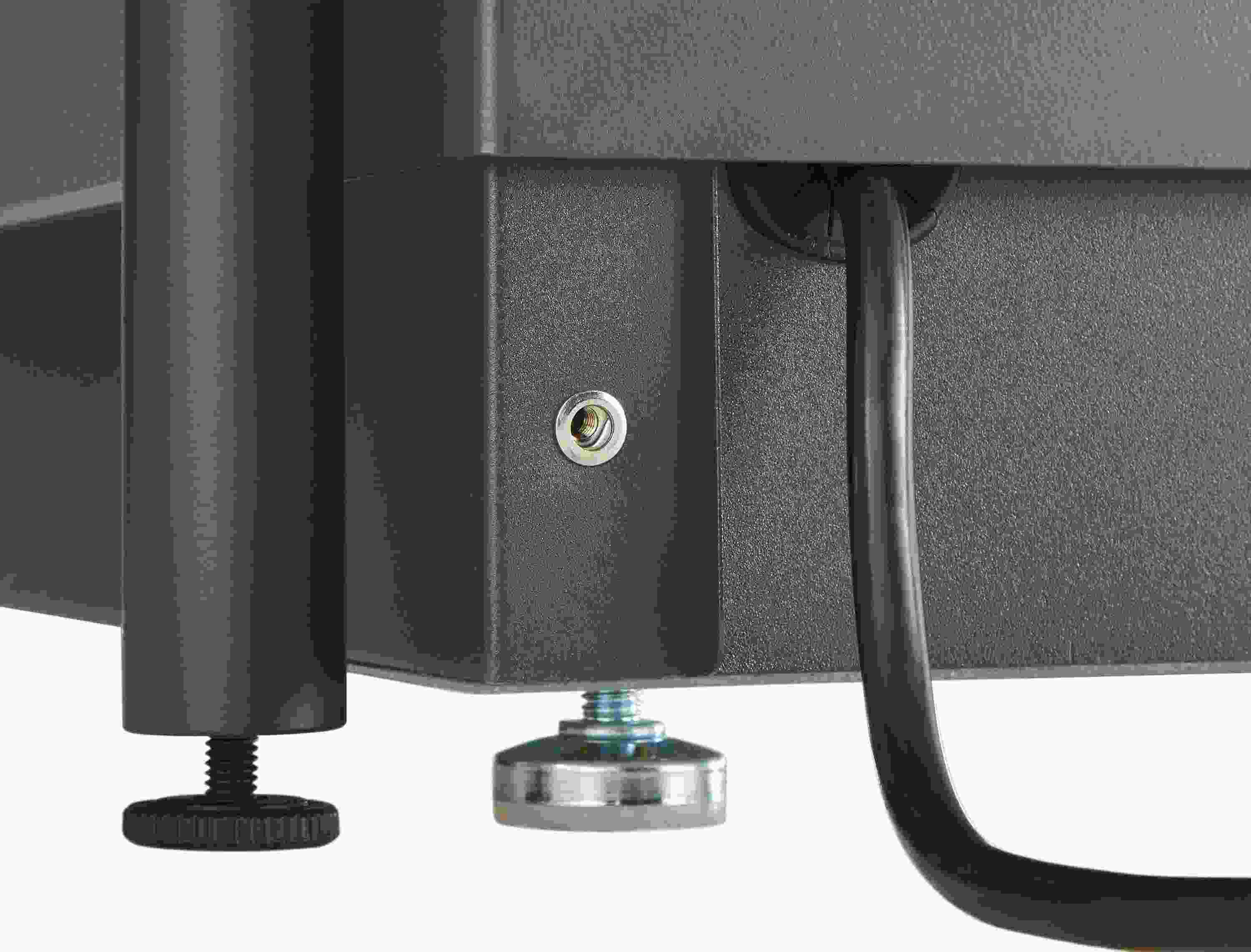 base detail of Granger 28-wide Outdoor Cabinet with Metal Door Fridge in HDPE.