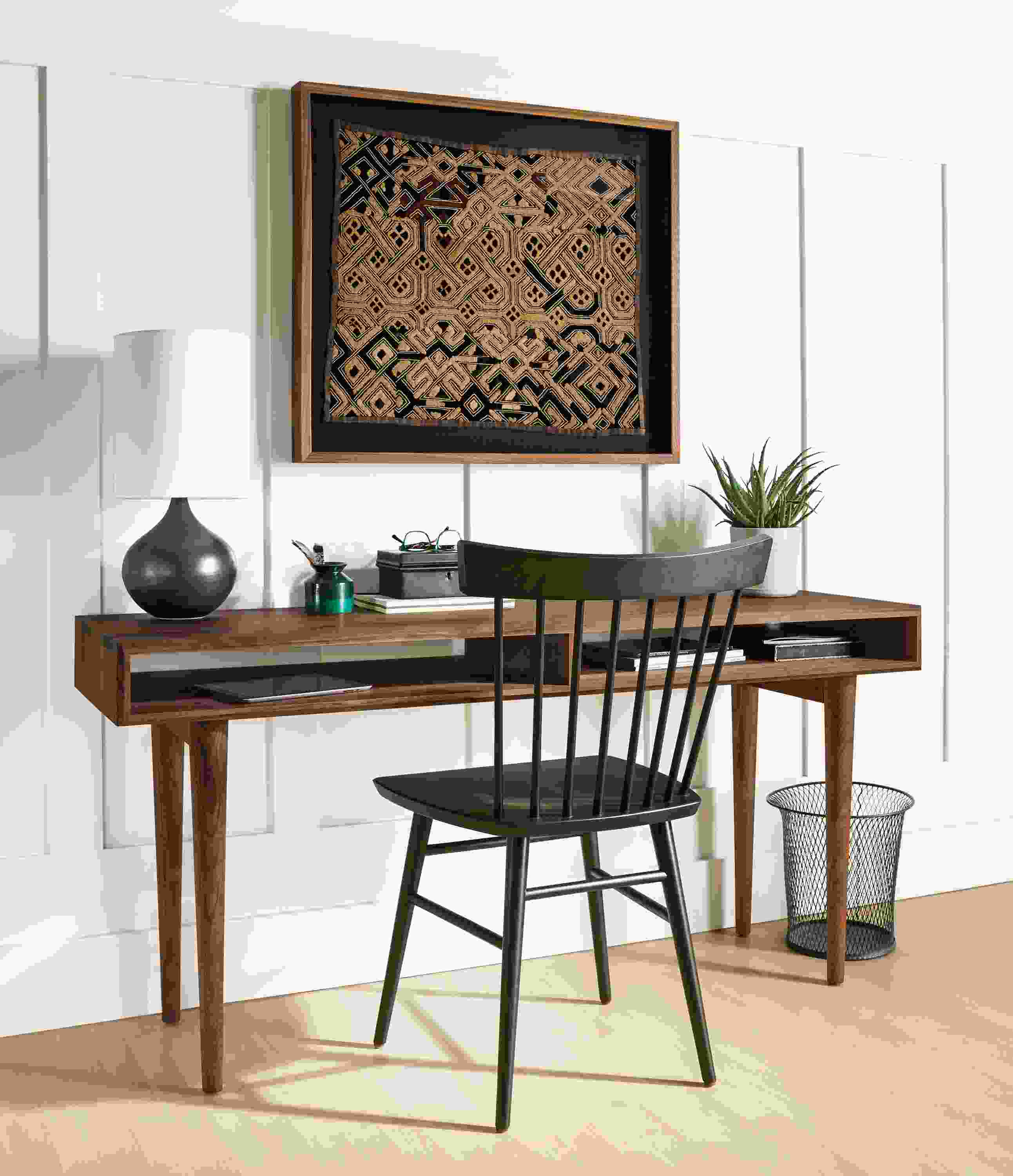 Detail of Grove midcentury modern desk.