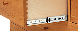Detail of Grove 72w 20d 34h Six-Drawer Dresser.