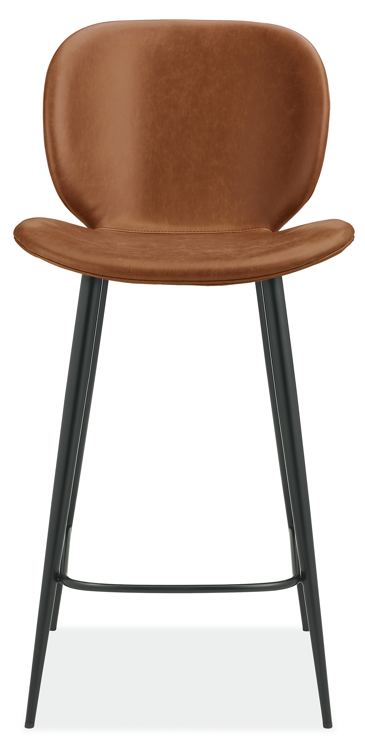 Front view of Gwen Counter Stool in Synthetic Leather.