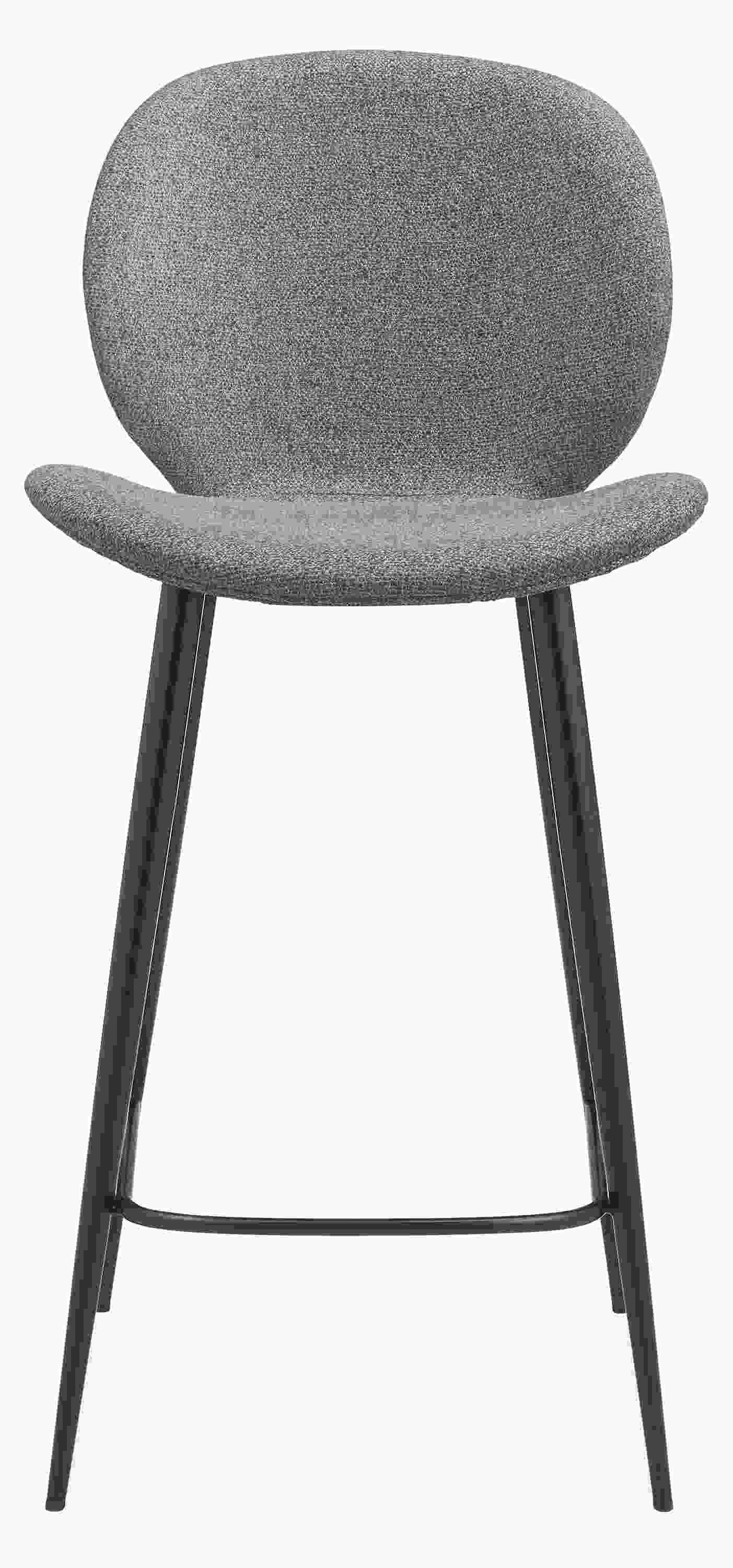 Front view of Gwen Counter Stool in Radford Fabric.