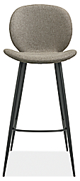 Front view of Gwen Bar Stool in Radford Fabric.