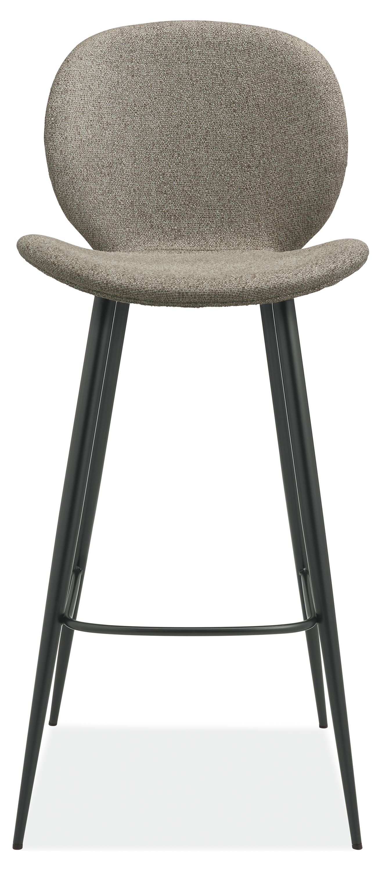 Front view of Gwen Bar Stool in Radford Fabric.