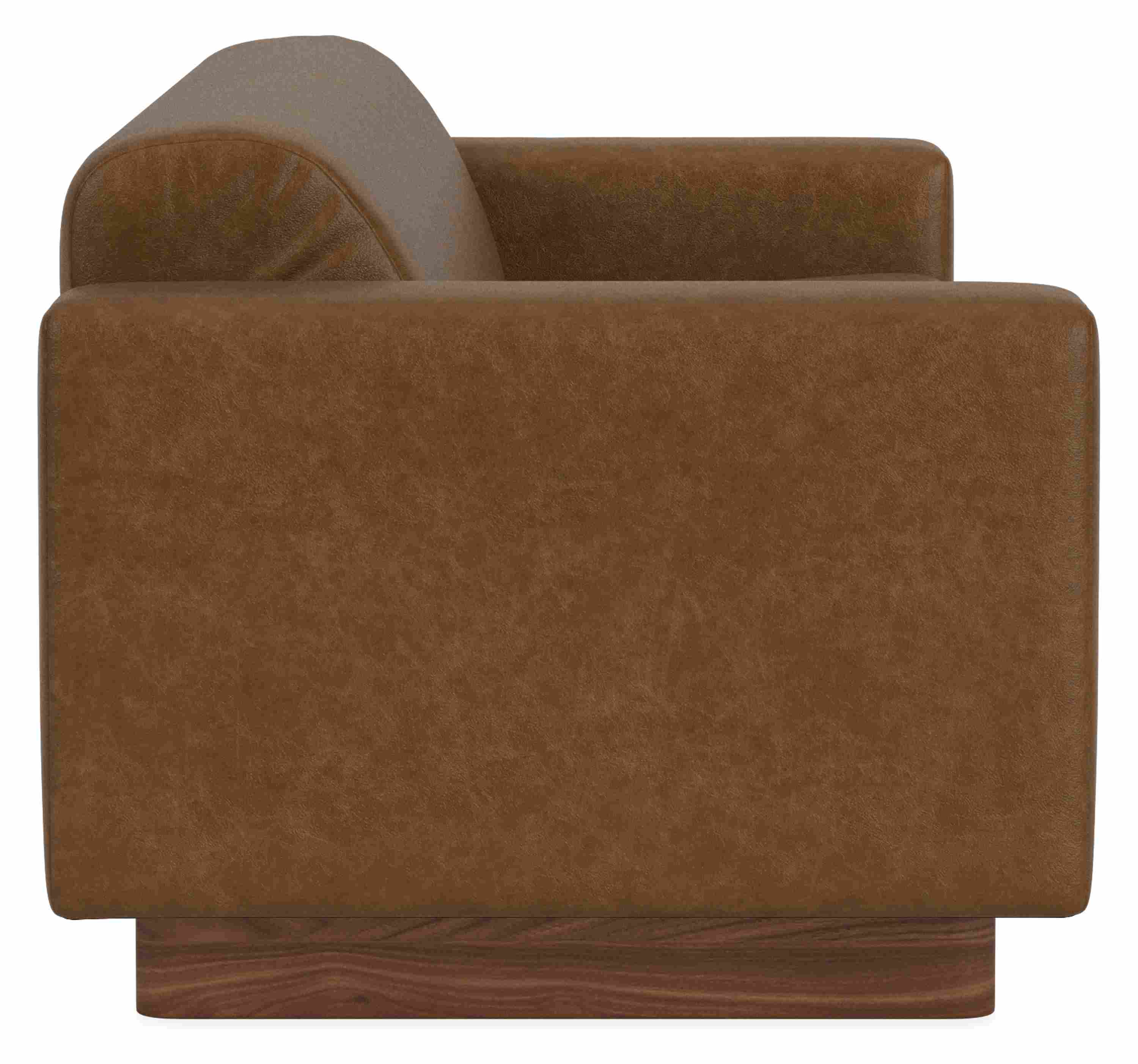 Side view of Harmon 95-wide Sofa in Palermo Bourbon.