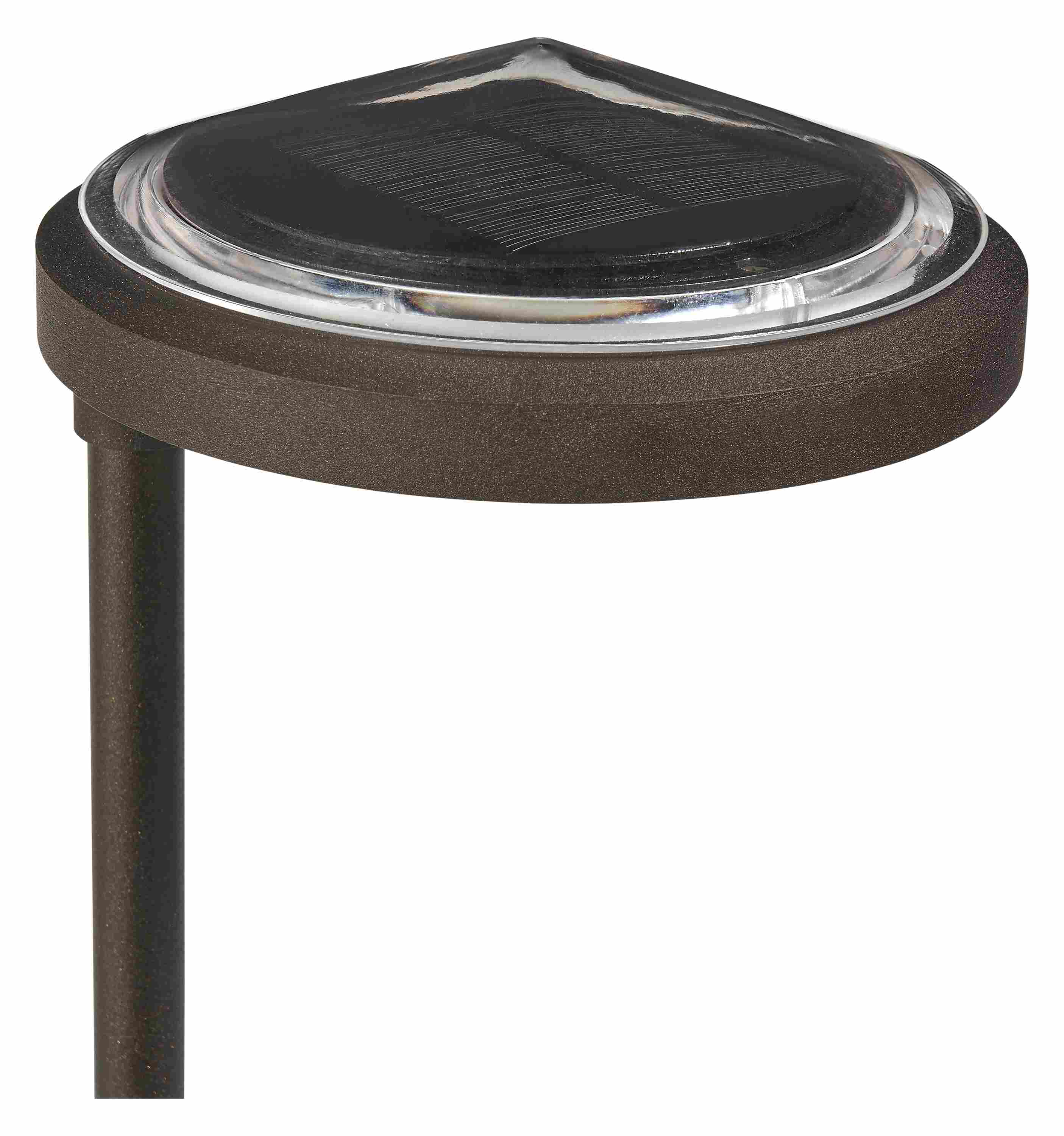 Detail of Hayward 28-high Solar Light in Mocha.