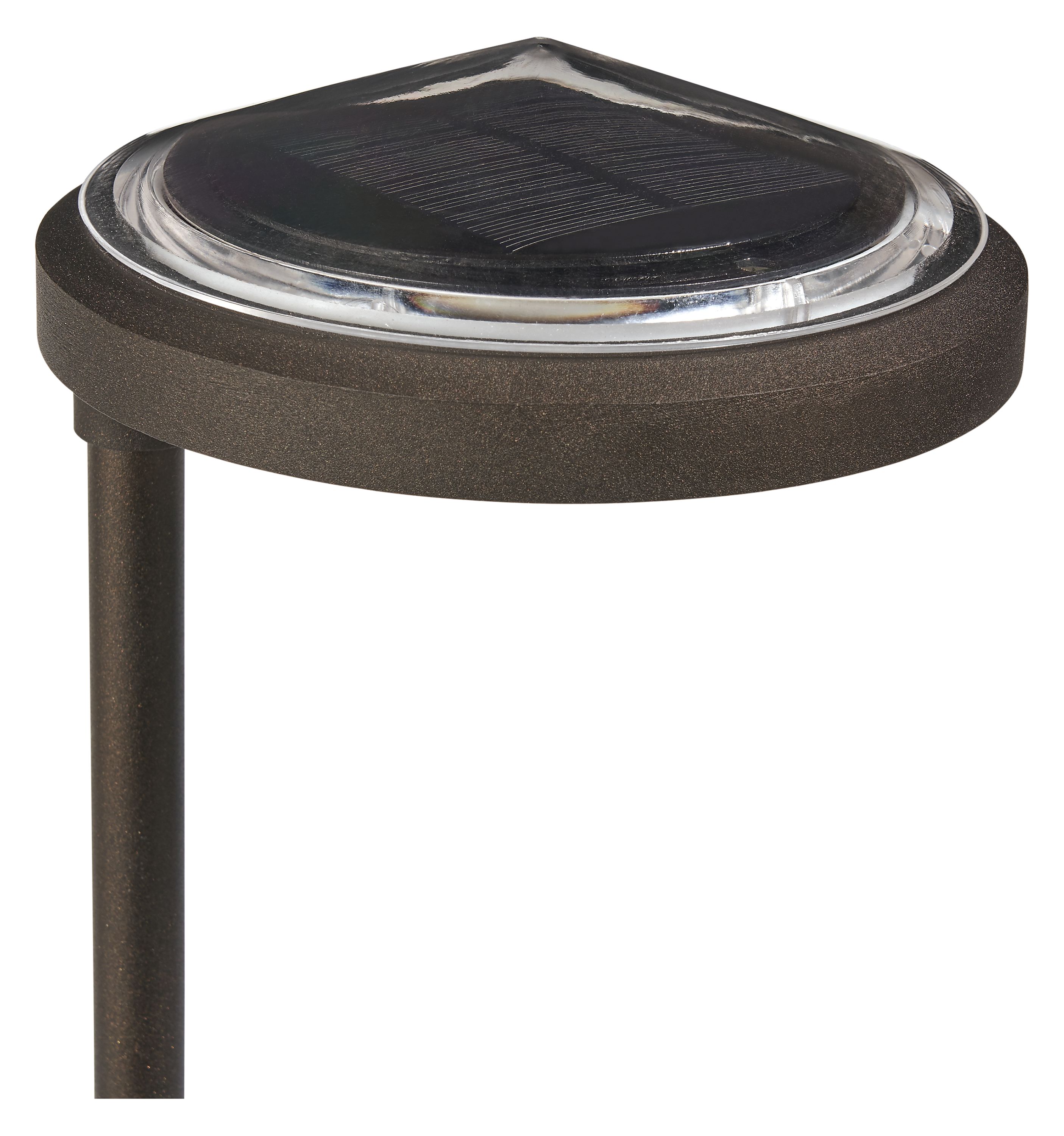 Detail of Hayward 28-high Solar Light in Mocha.