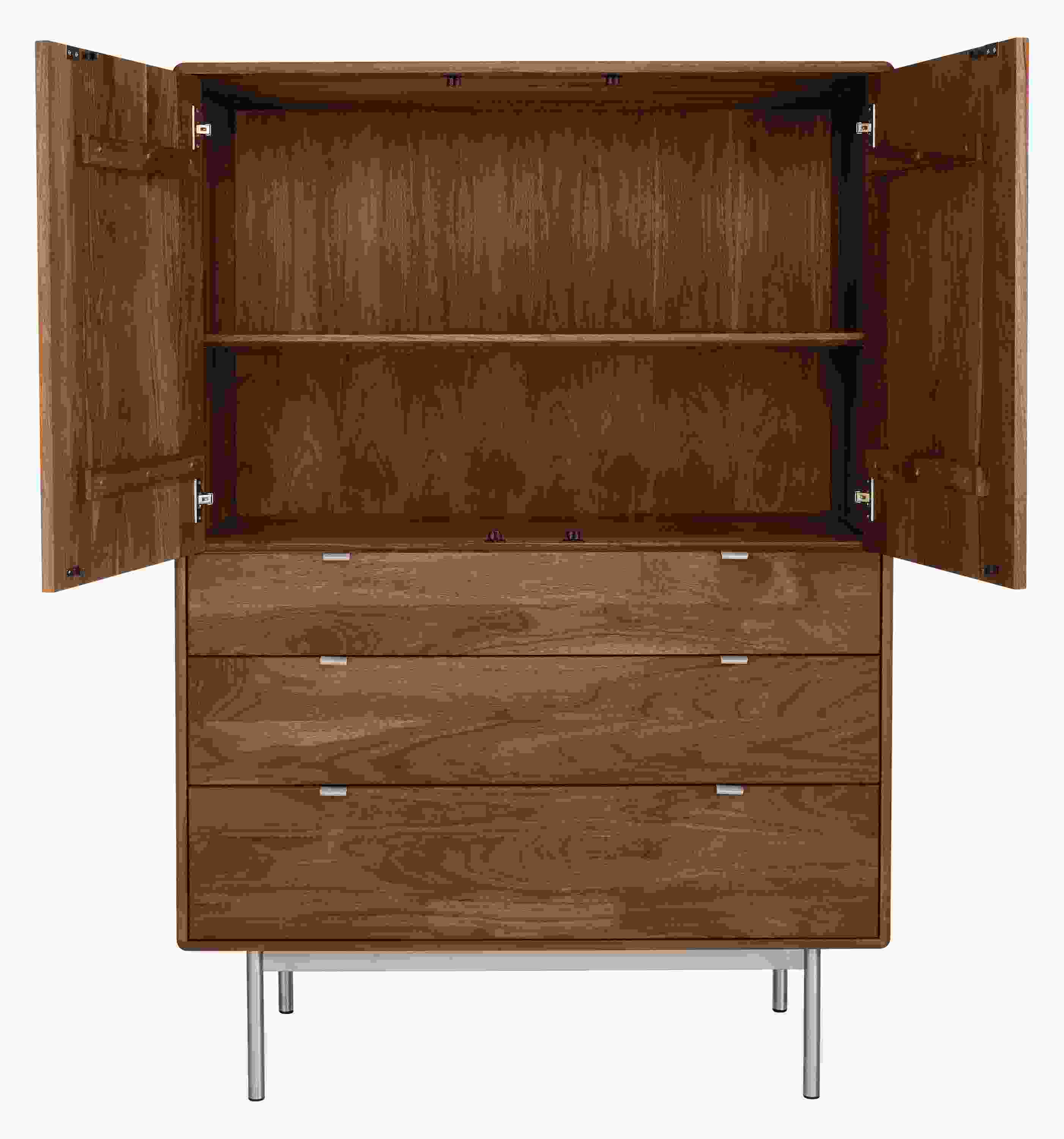 Open detail of Hensley 42w 20d 60h Armoire.