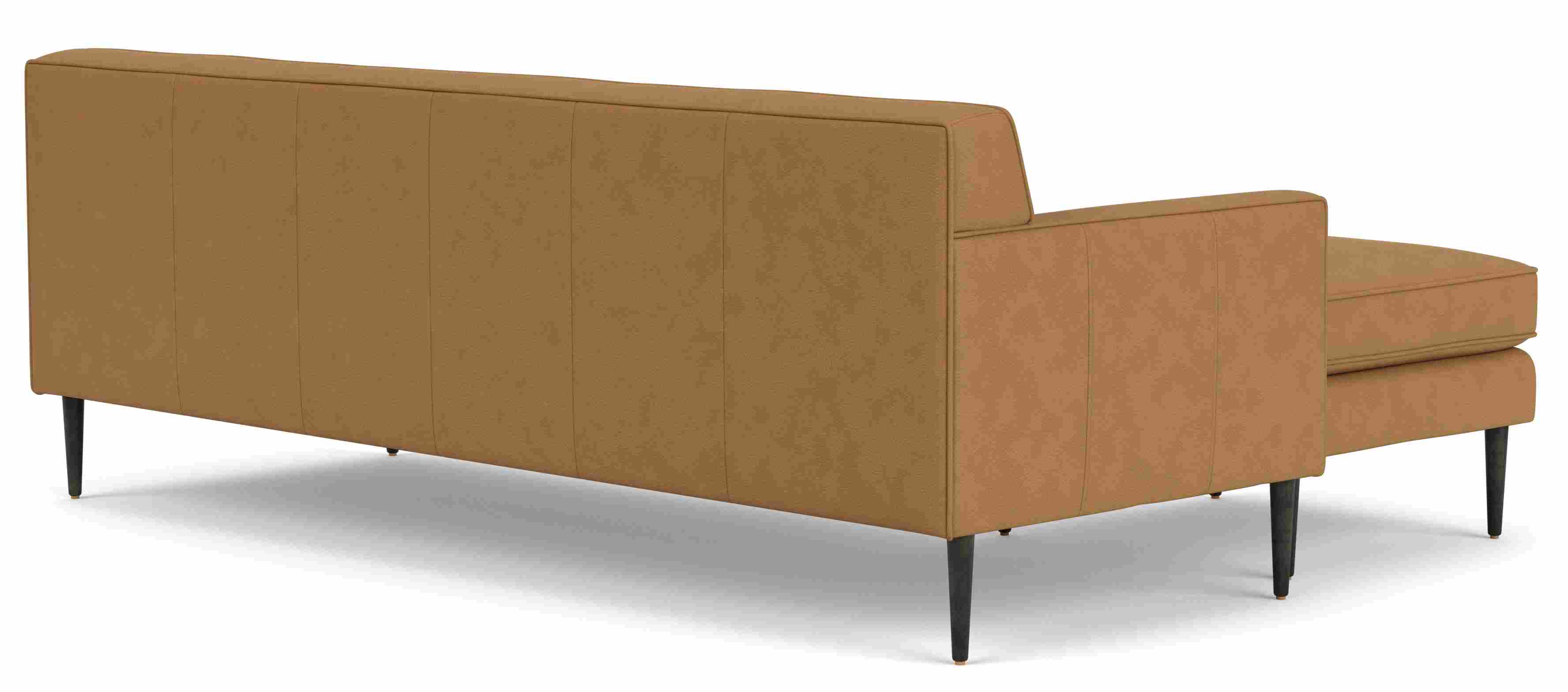 Back view of Holmes sofa with chaise