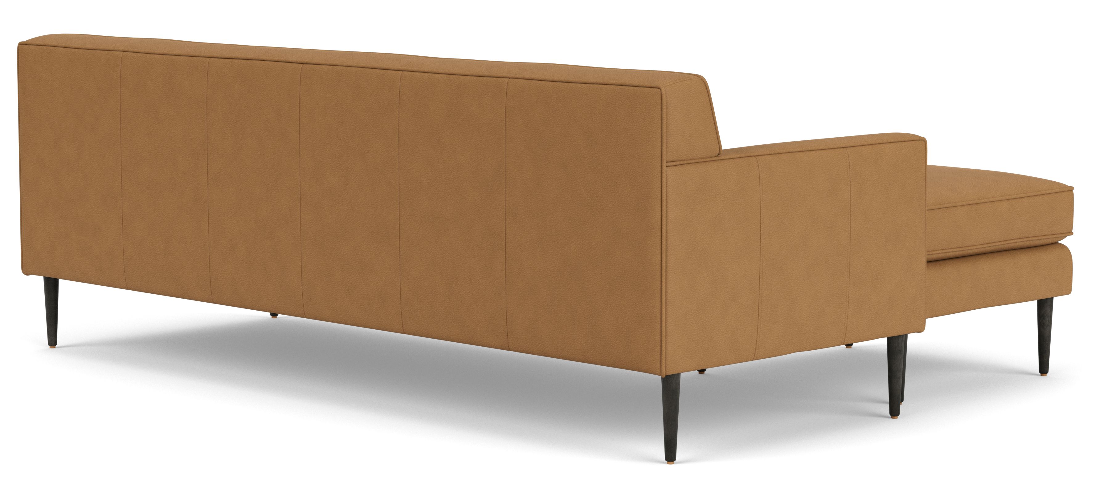Back view of Holmes sofa with chaise