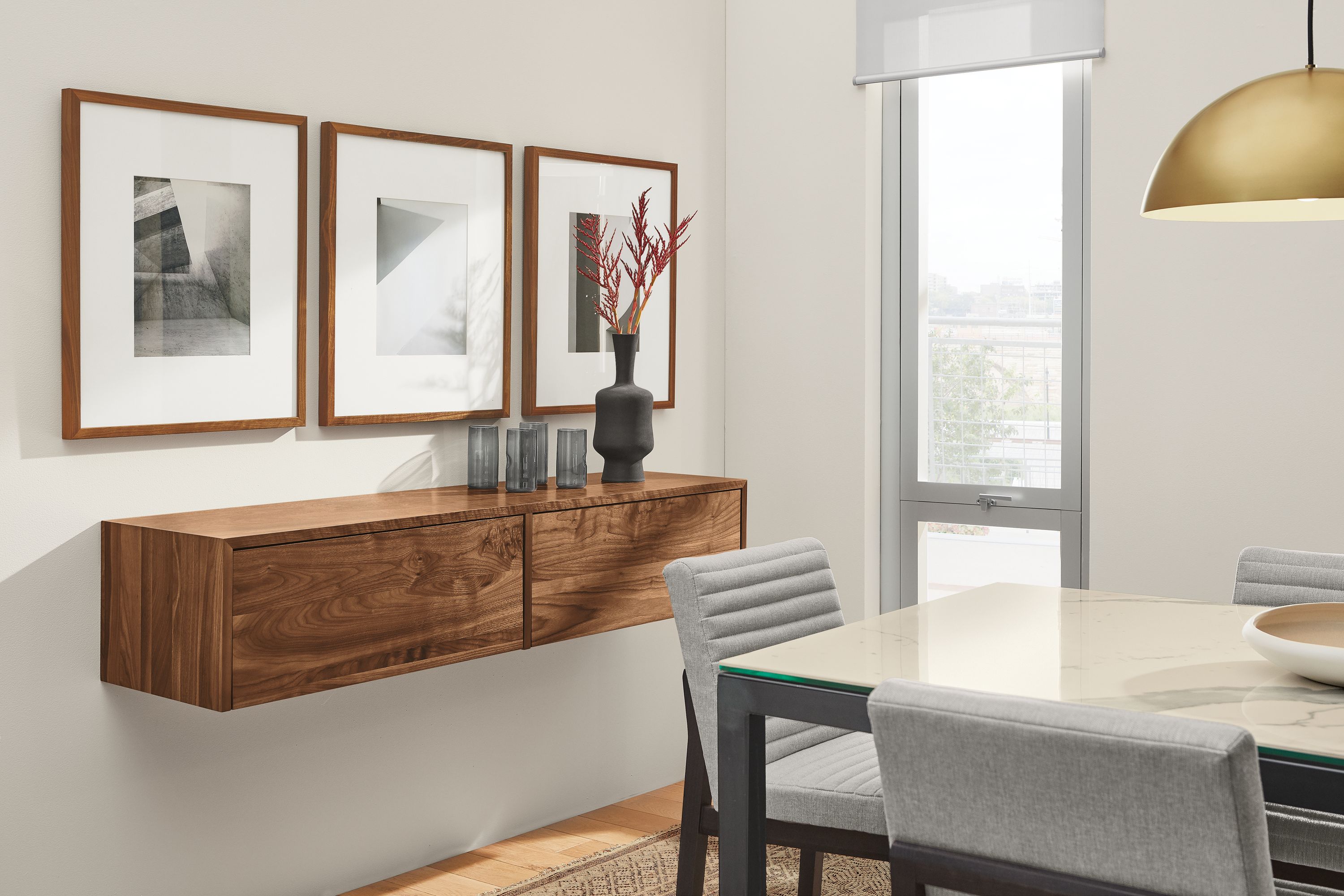 Room & Board | Modern Milbridge Tabletop Frame in Redwood