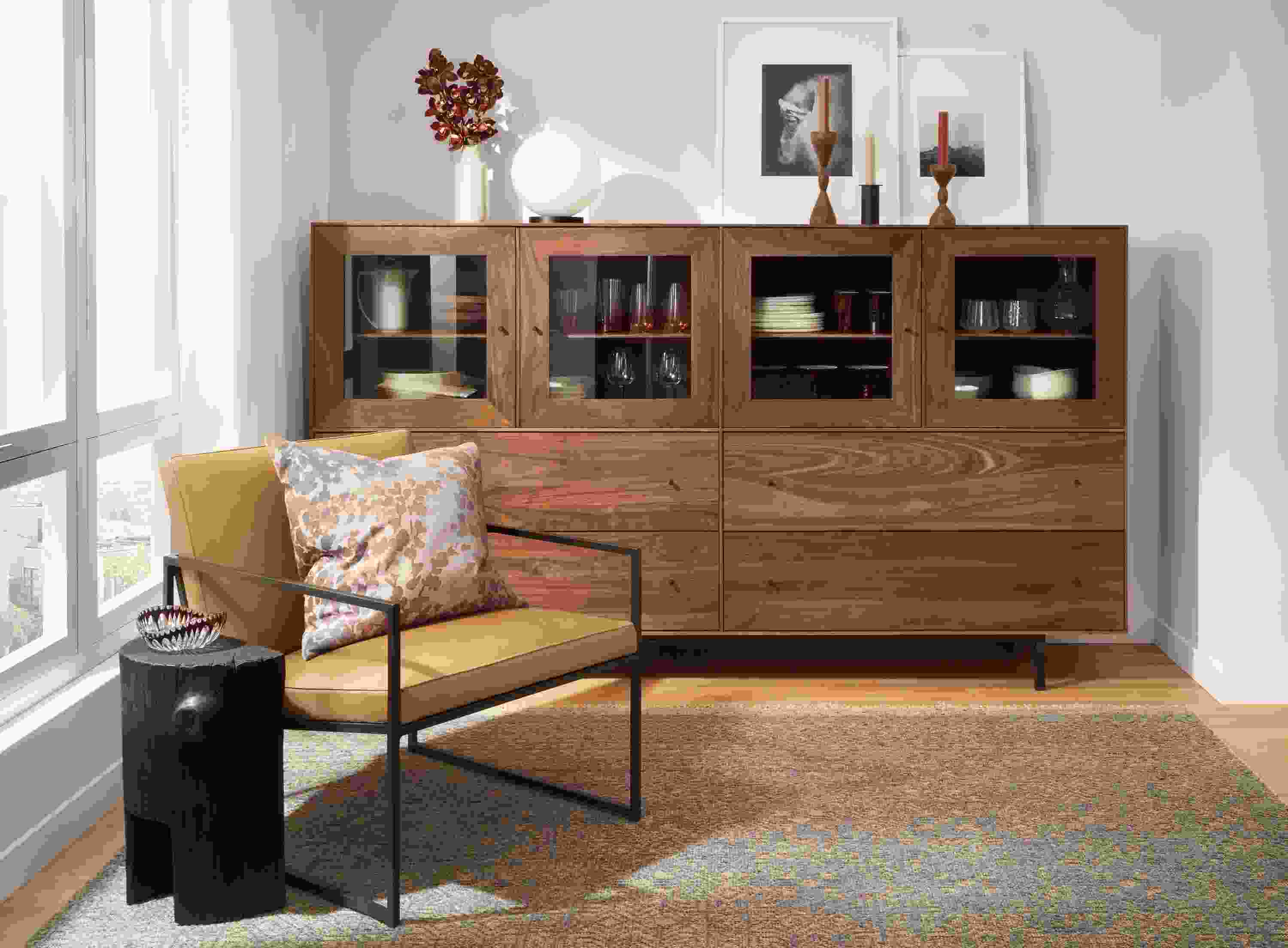 Hudson Custom Cabinet with Glass Doors