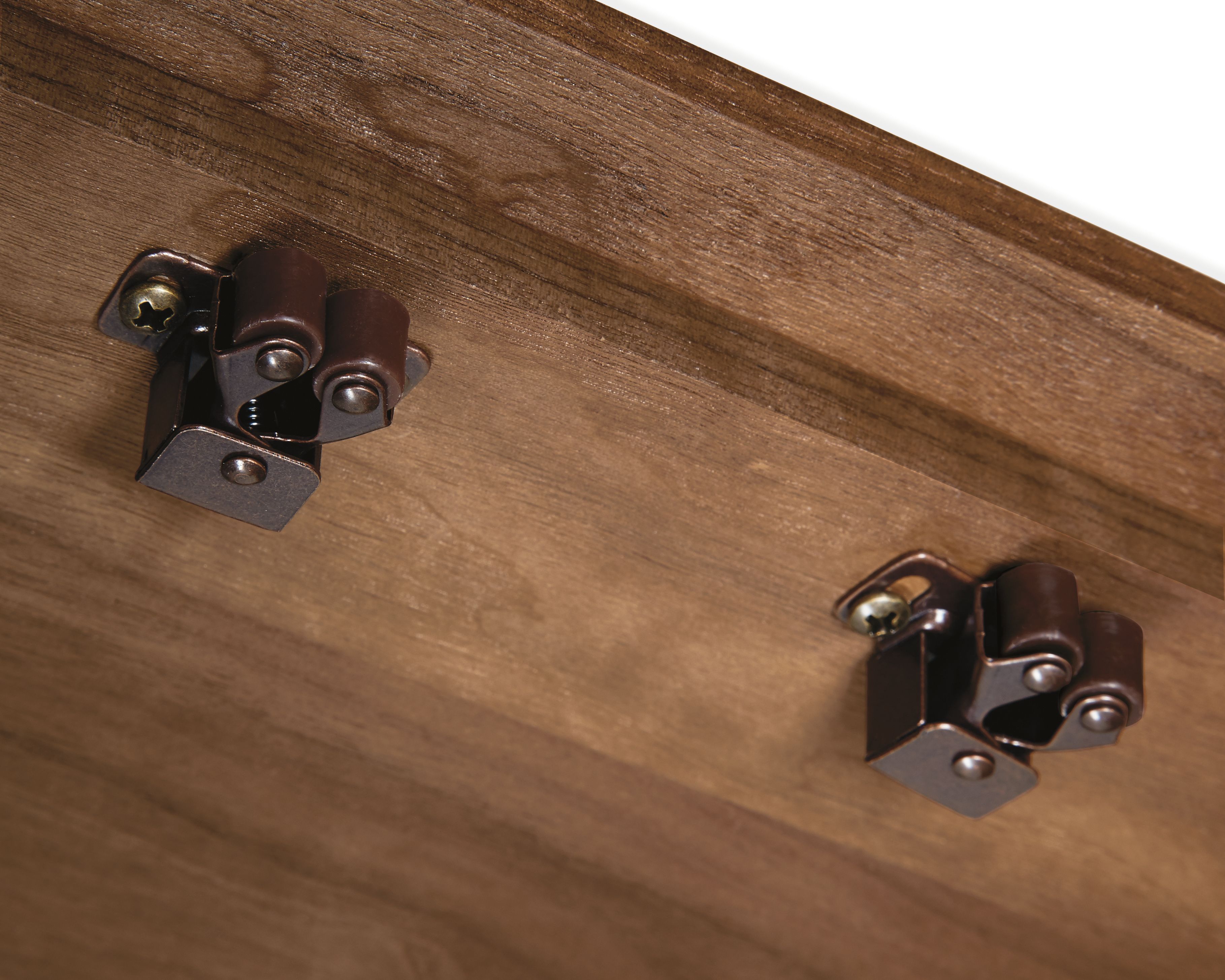 Detail of Hudson Custom cabinet Door Catches.