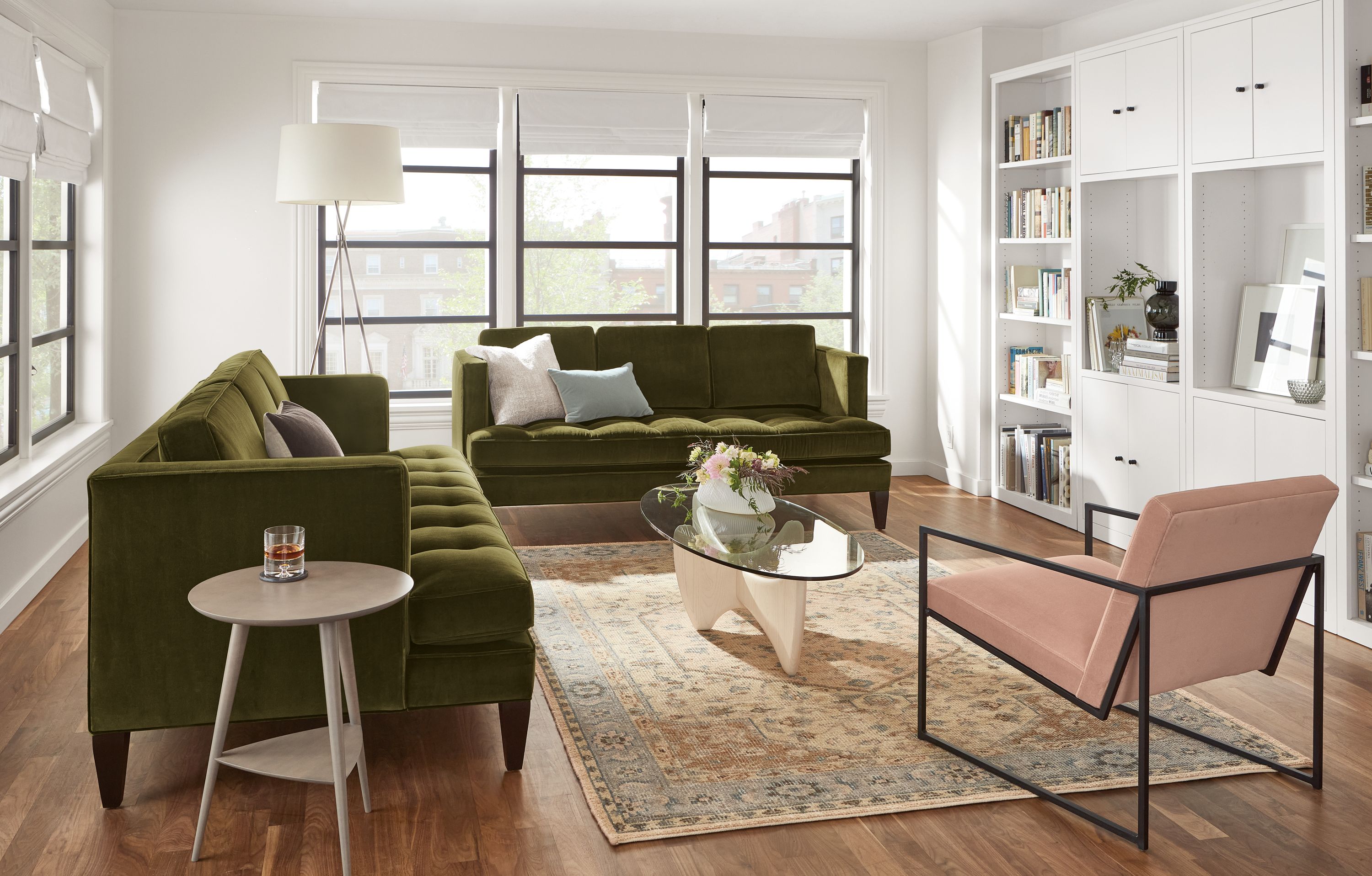6'x9' rug in camel