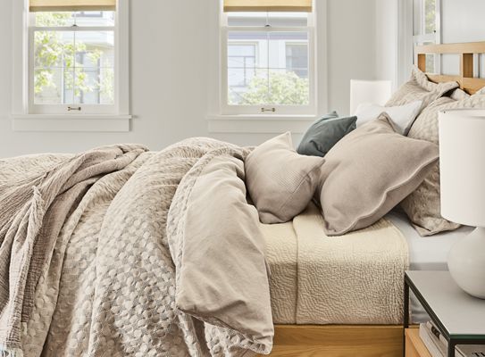 Imogen Bisque Bedding Bedding Easy Neutrals Room & Board