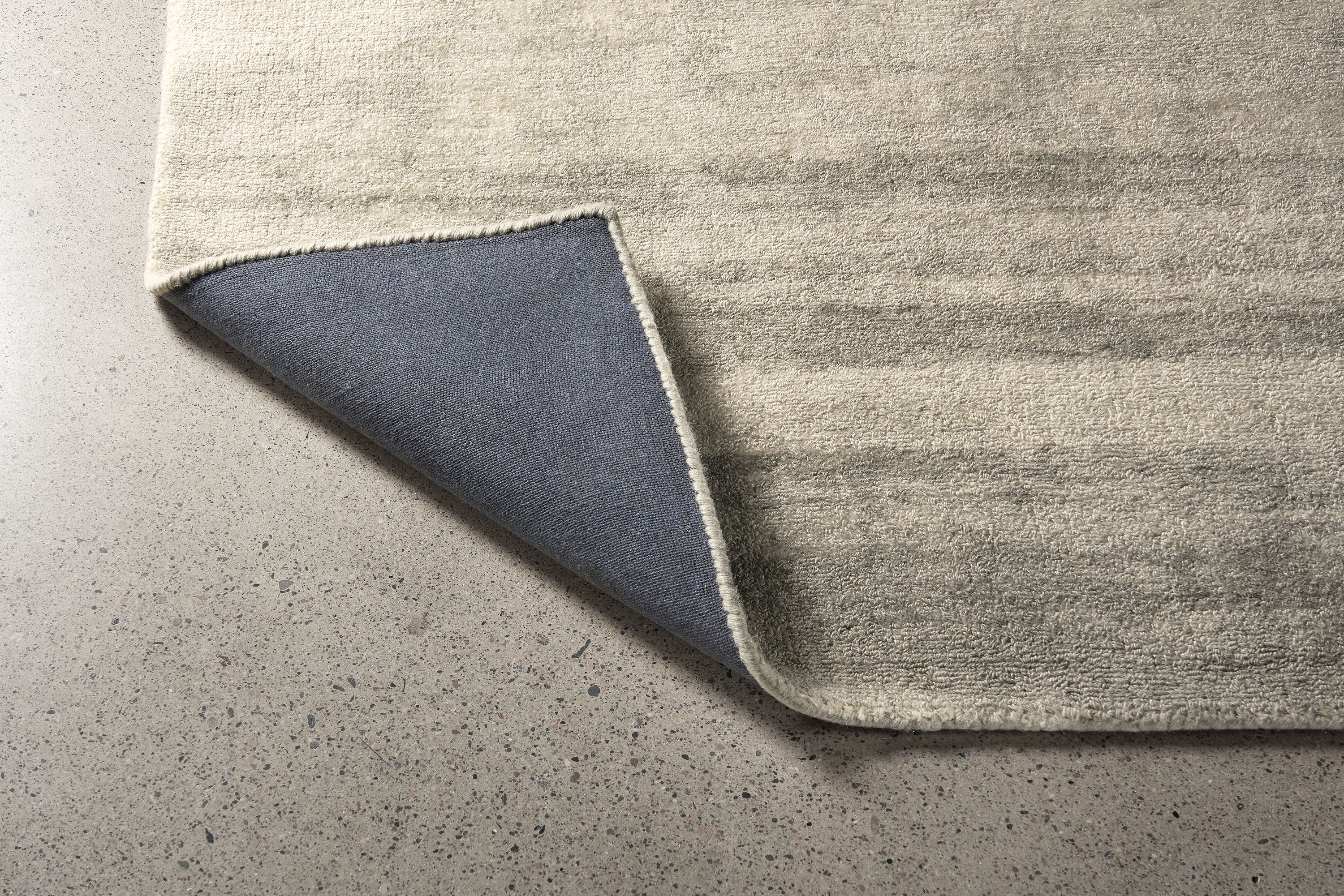 Detail of Impression Rug in Grey.