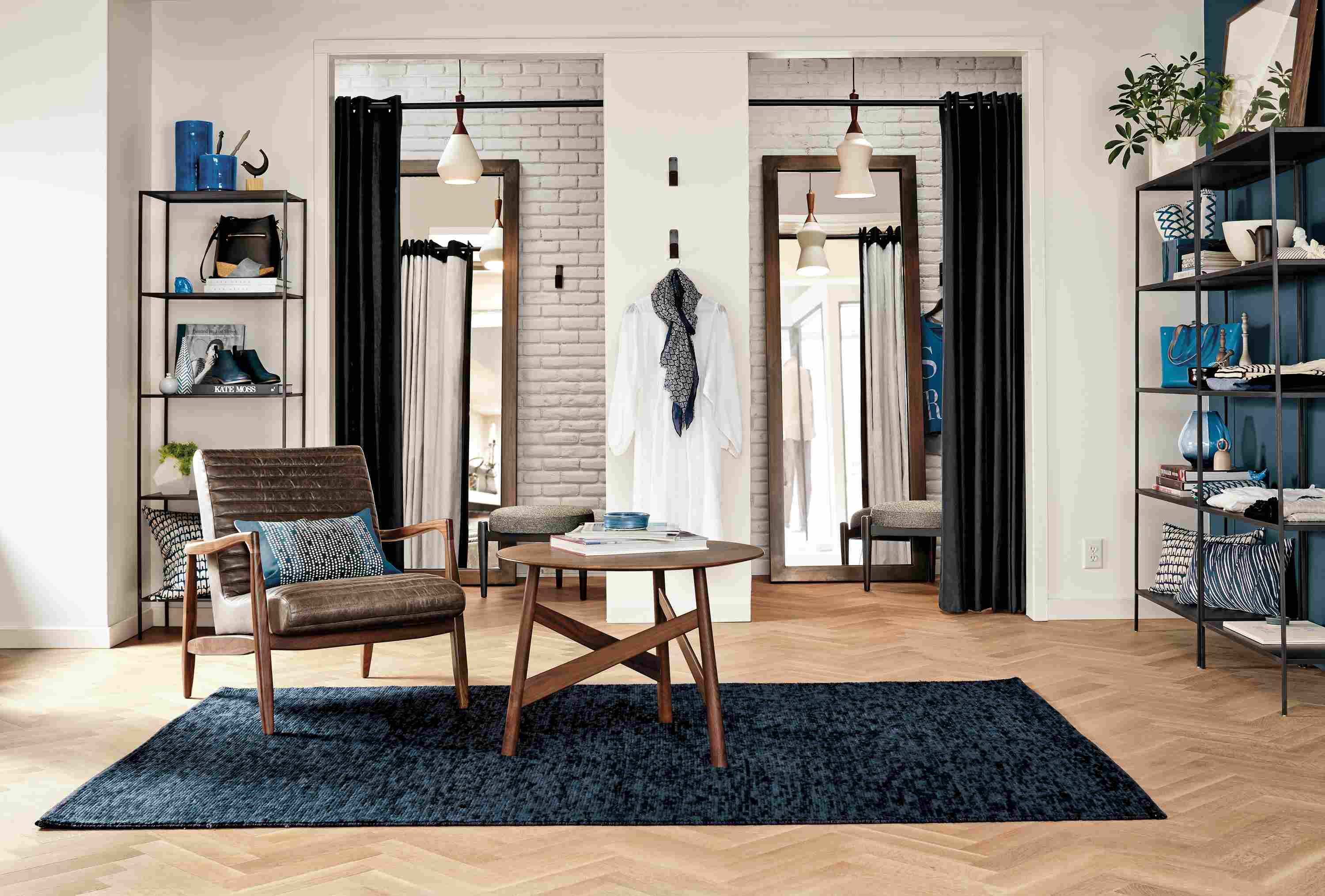 Detail of Industry leaning mirror.