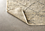 Detail of Kalindi 6x9 ivory grey rug.