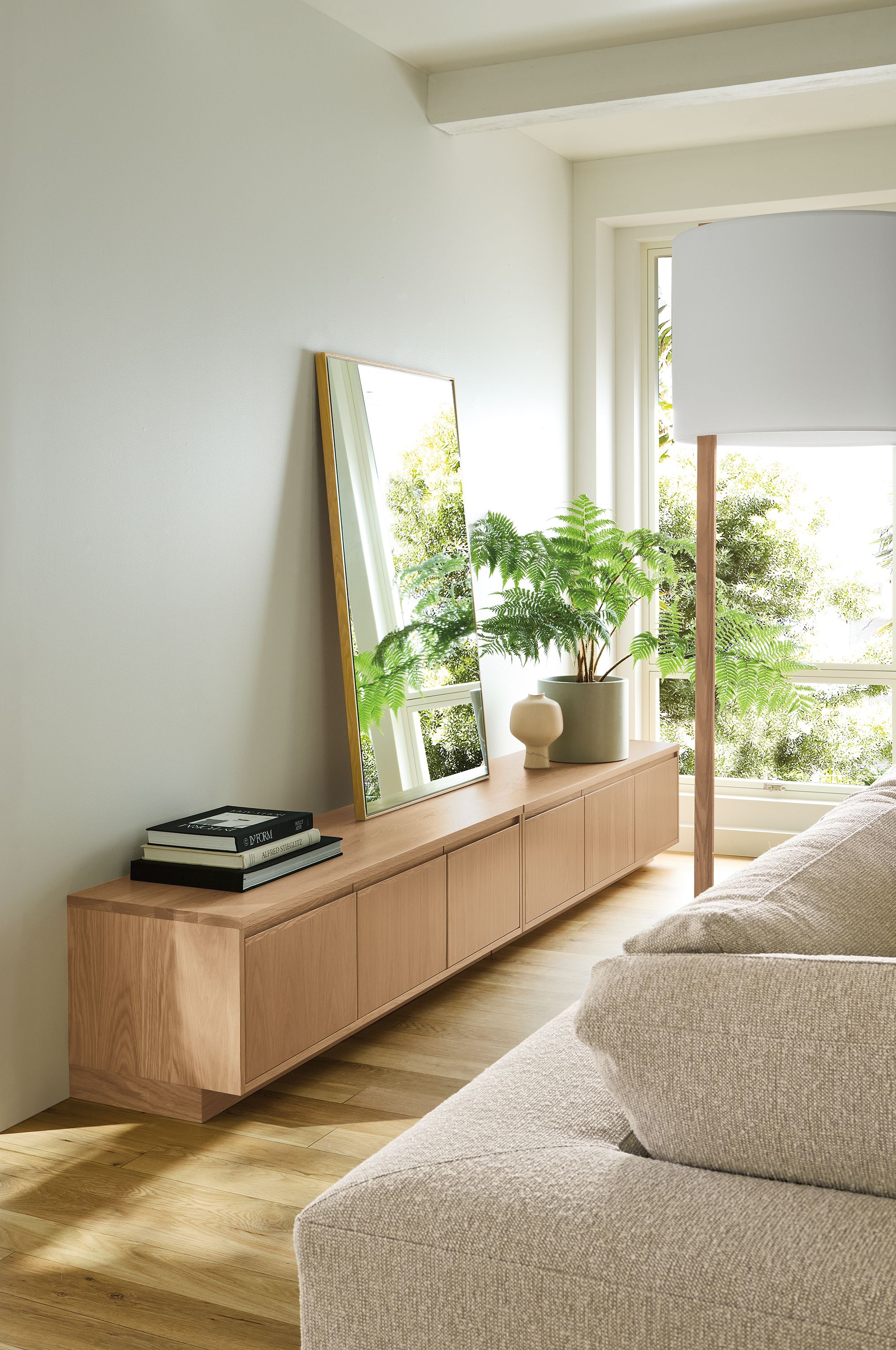 Two 60w 18h cabinets in oak with rye stain