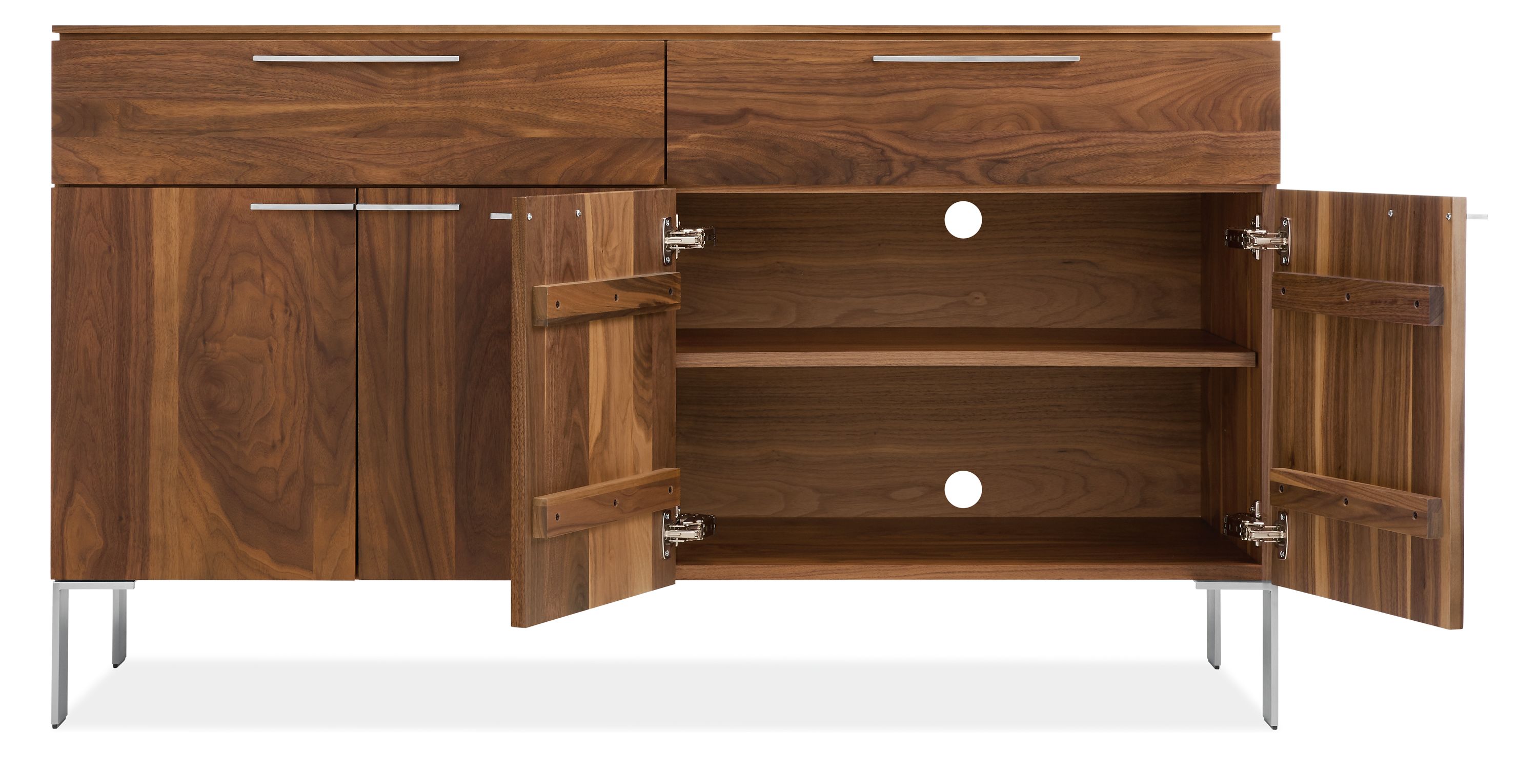 Open detail of Kenwood 60w 20d 35h Storage Cabinet.