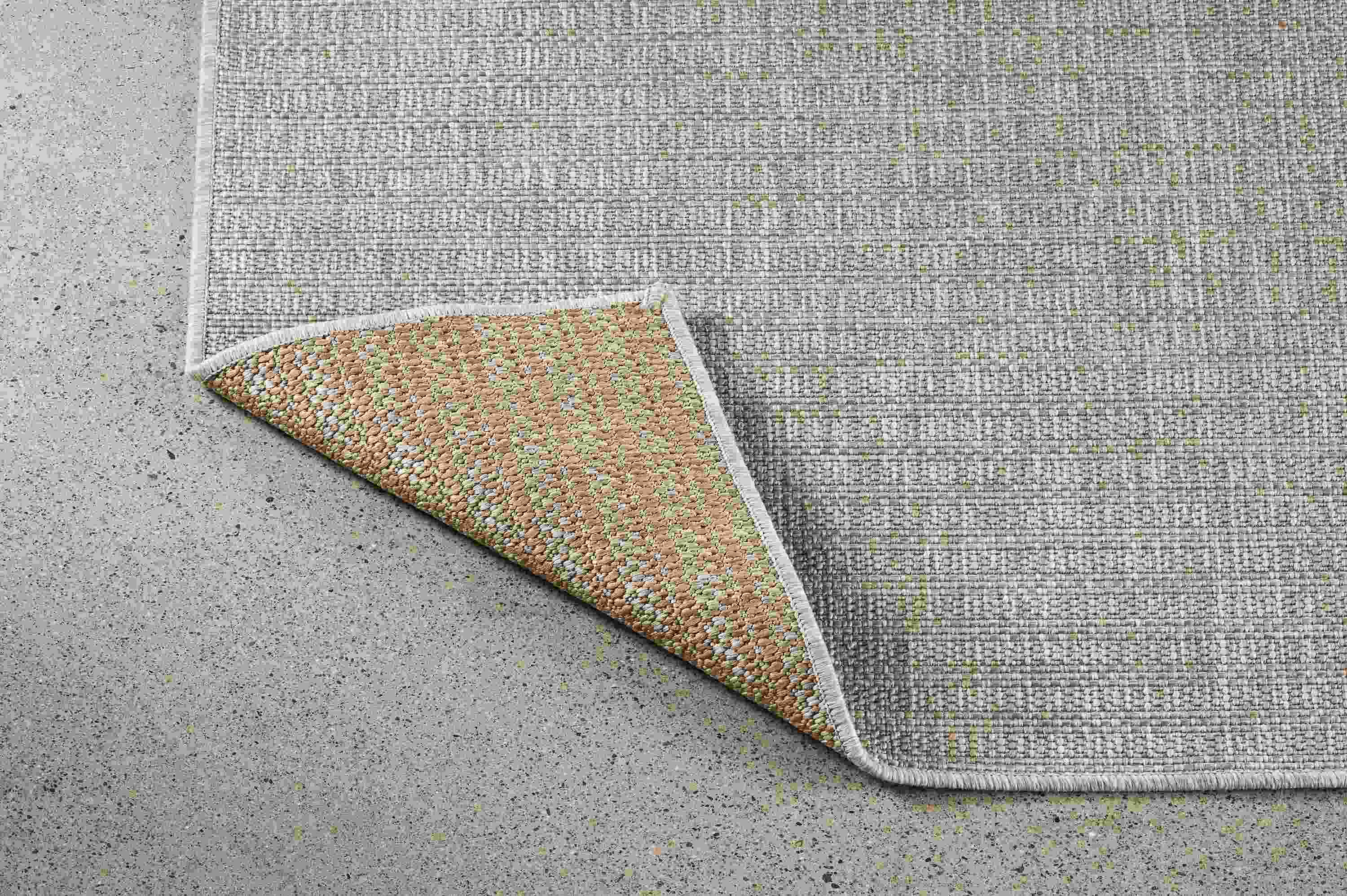 back detail of Leland 8'x10' Rug in Cement