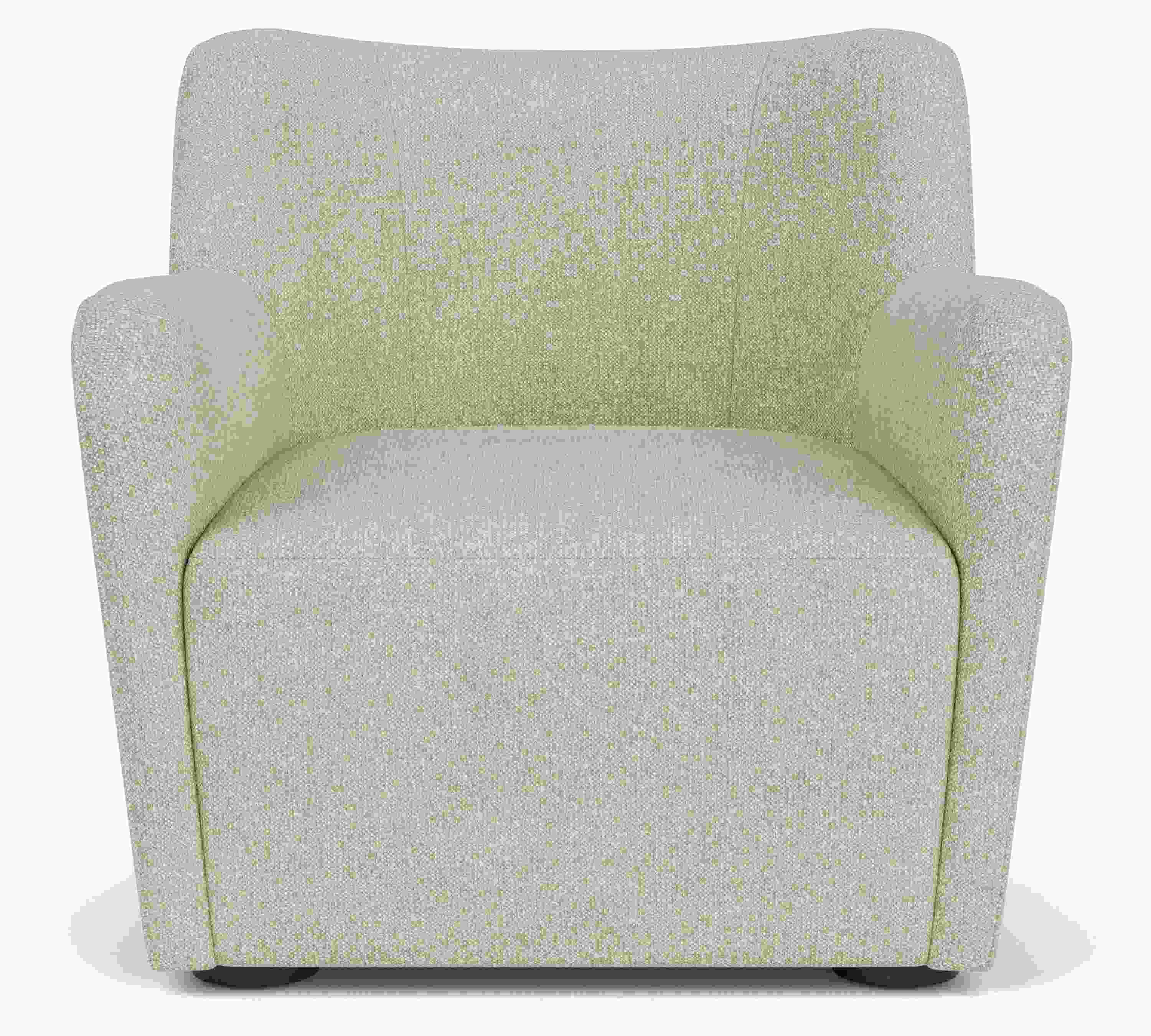 front view of Lily Chair in Conley Natural.