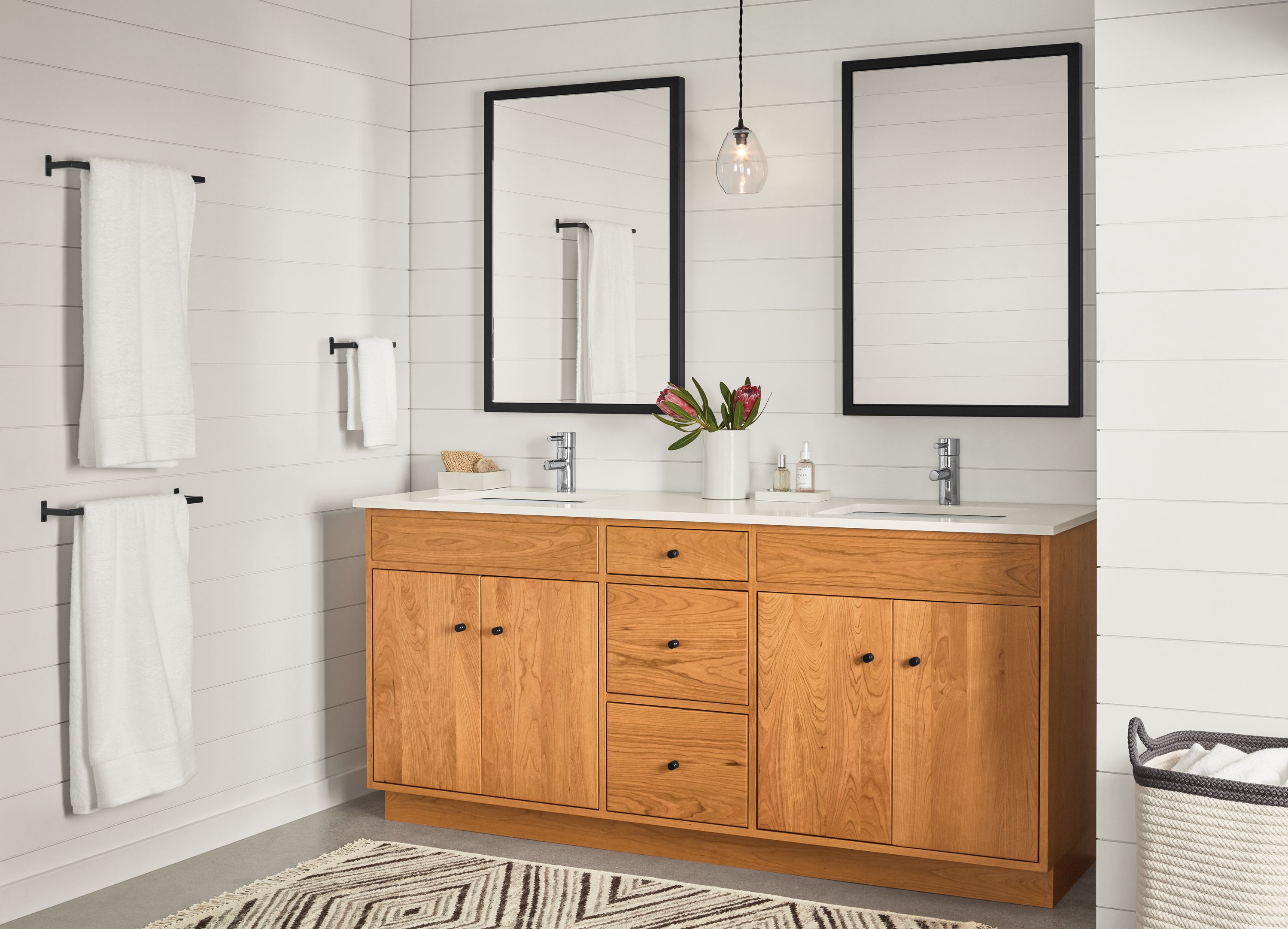 Amherst Double Sink Vanity - Bath - Room & Board