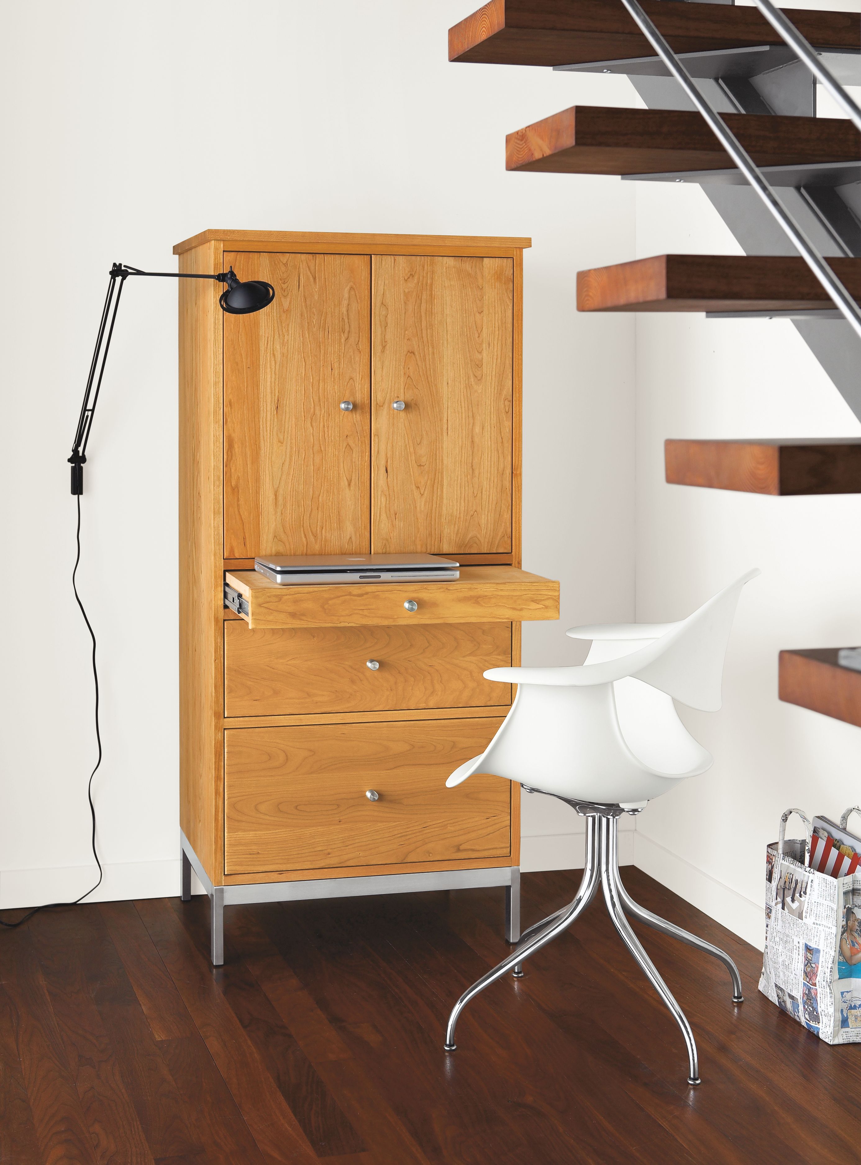 Room and board linear office armoire discount