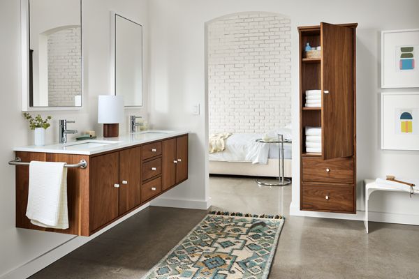 Room & Board Linear Floating Linen Cabinet