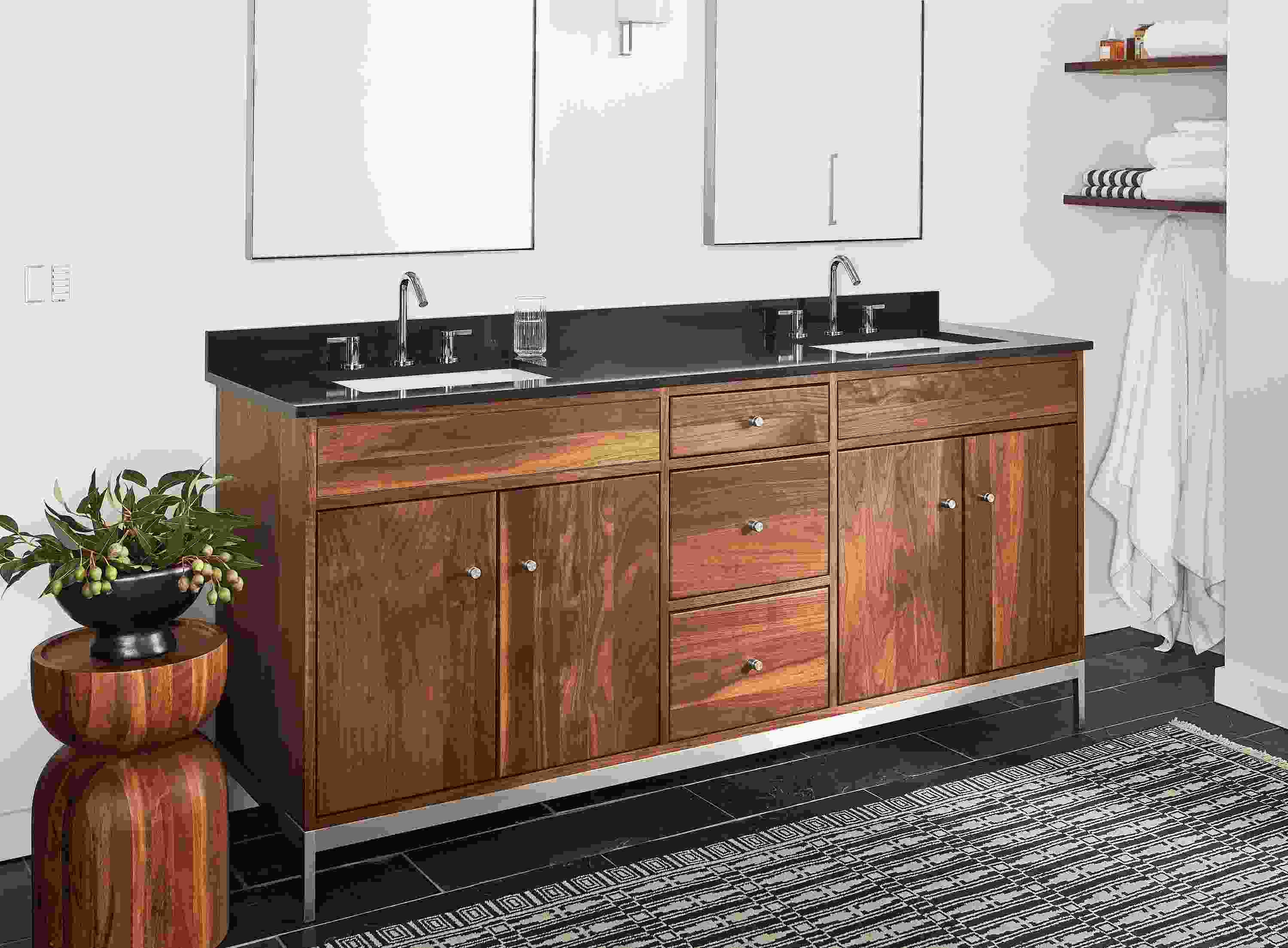 Linear Vanity Bathroom