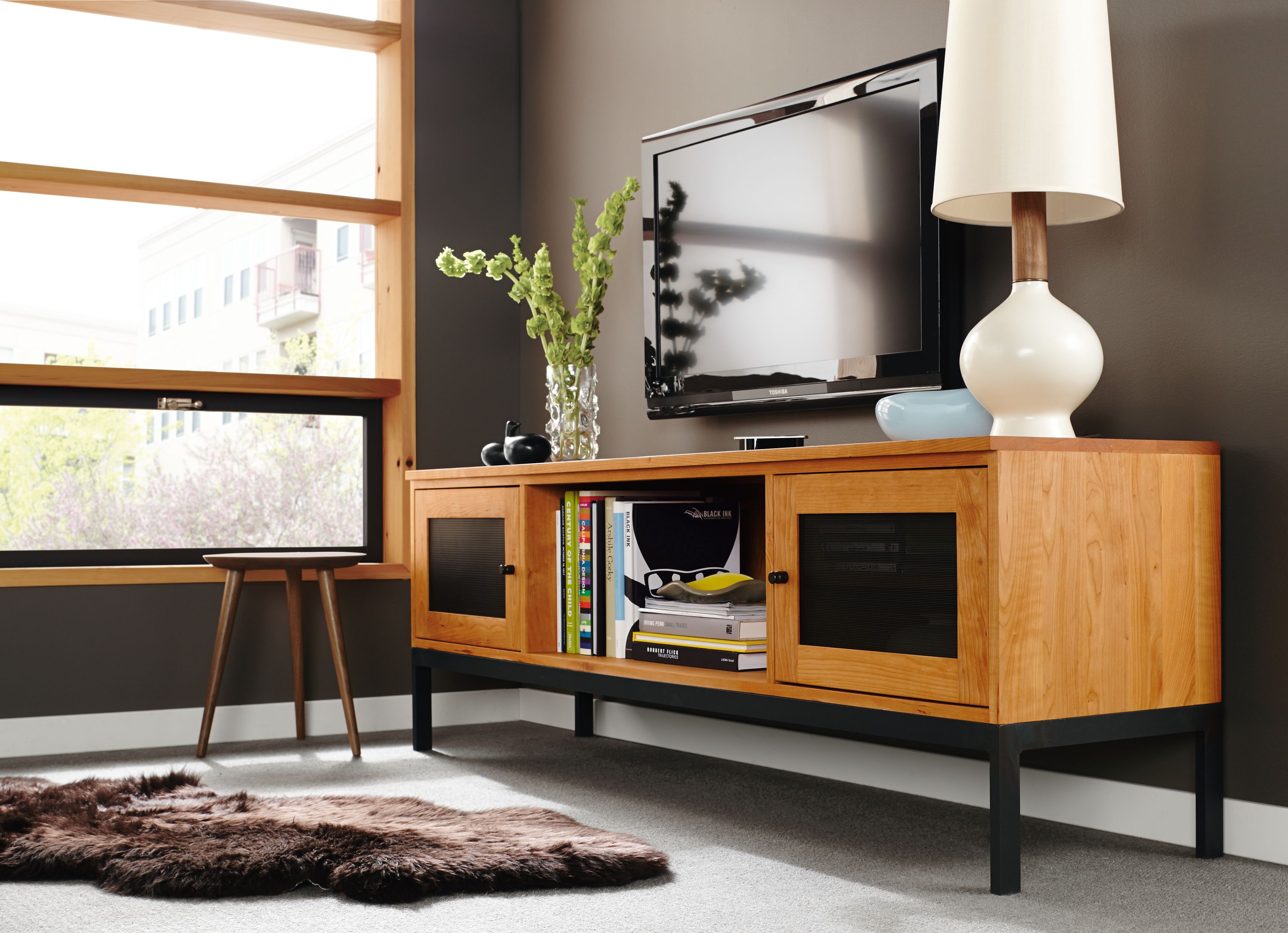 Room and store board media console