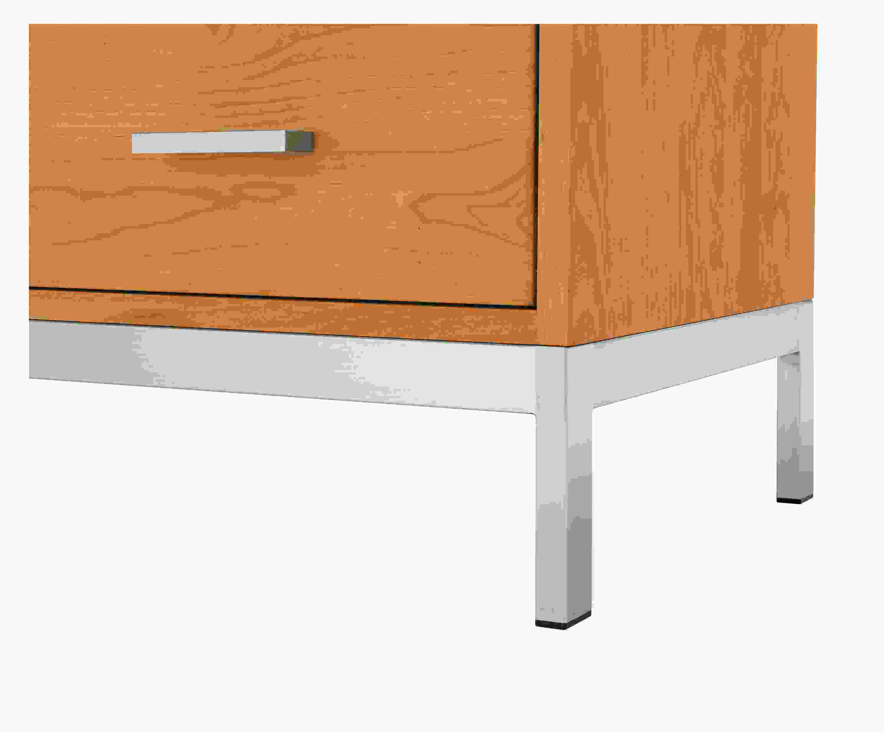 Detail of Linear Custom Base in Stainless Steel.