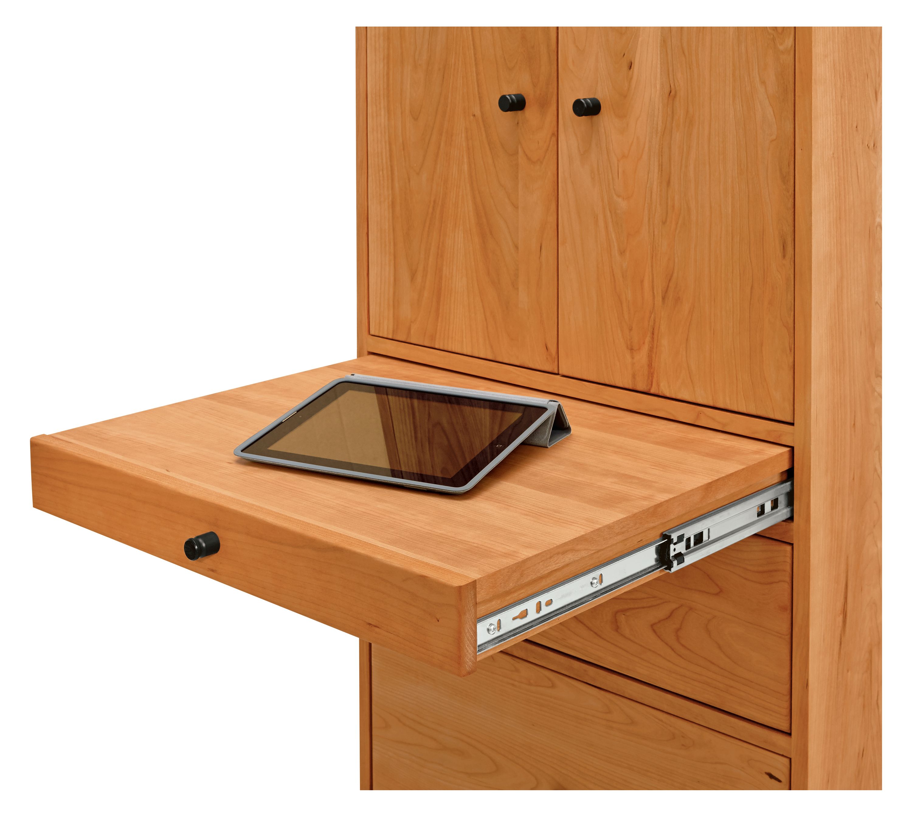 Detail of Linear Custom Pull-out work surface.