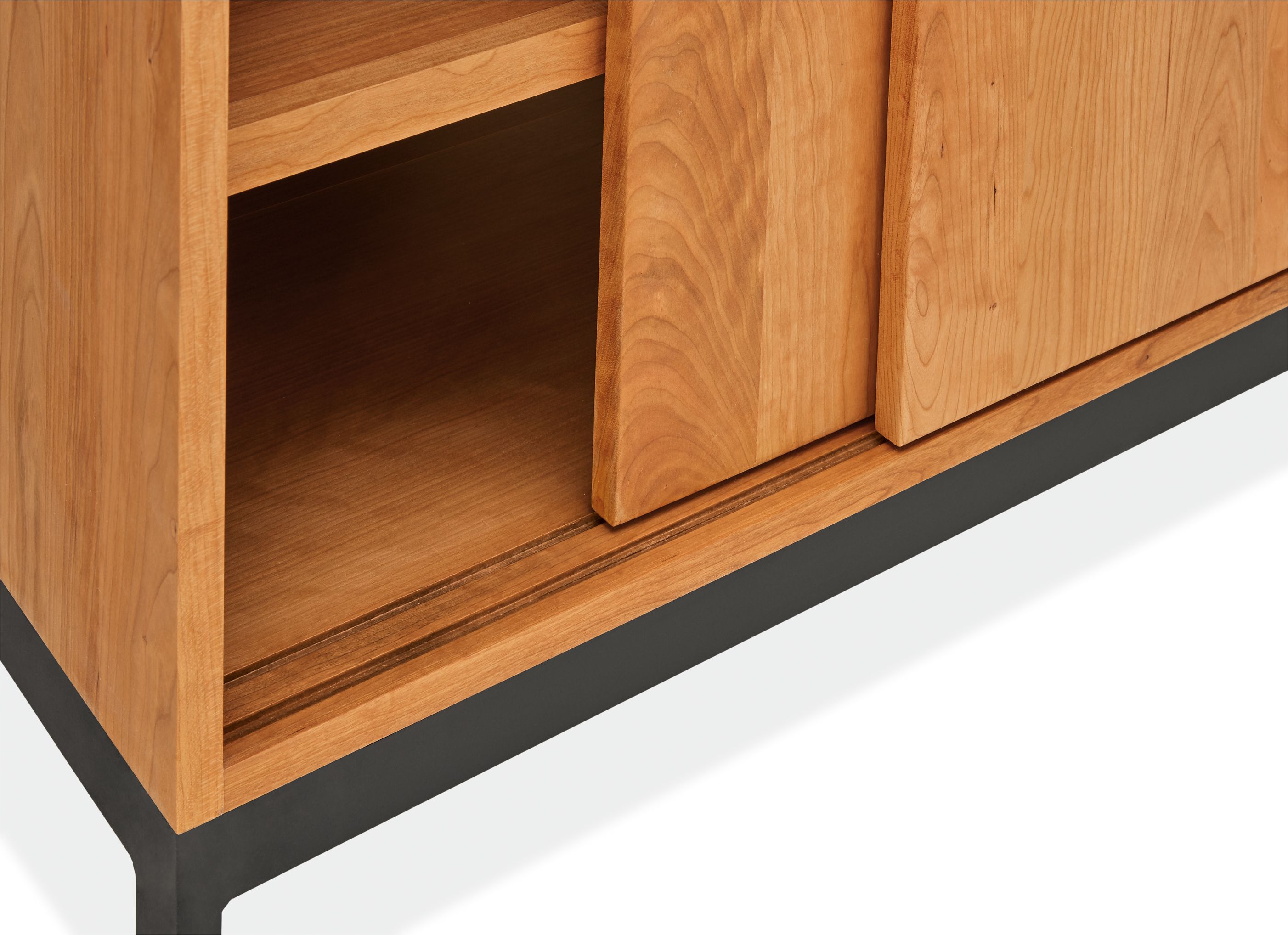 Detail of Linear Custom Sliding Door Detail.