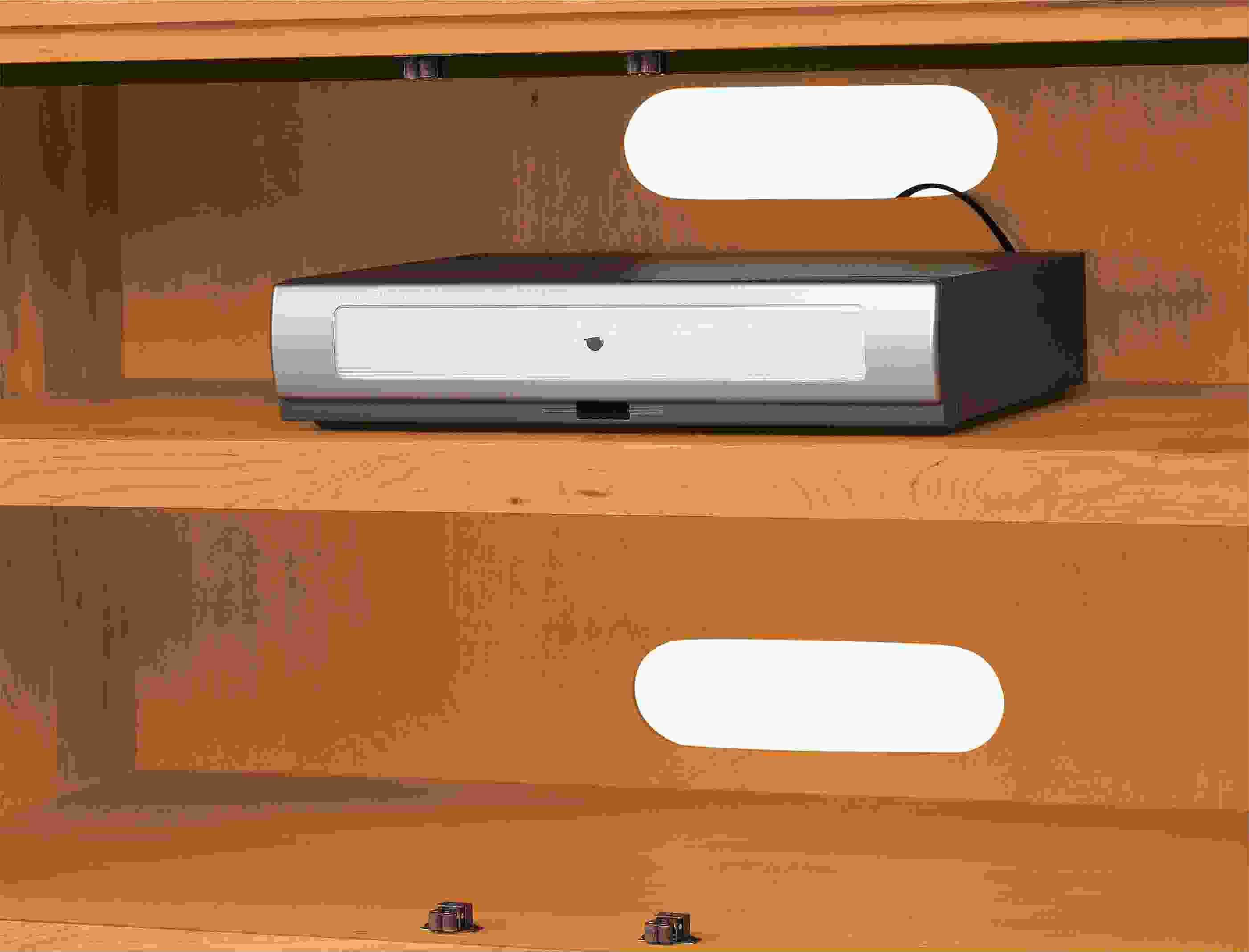 Detail of Linear cord management detail.