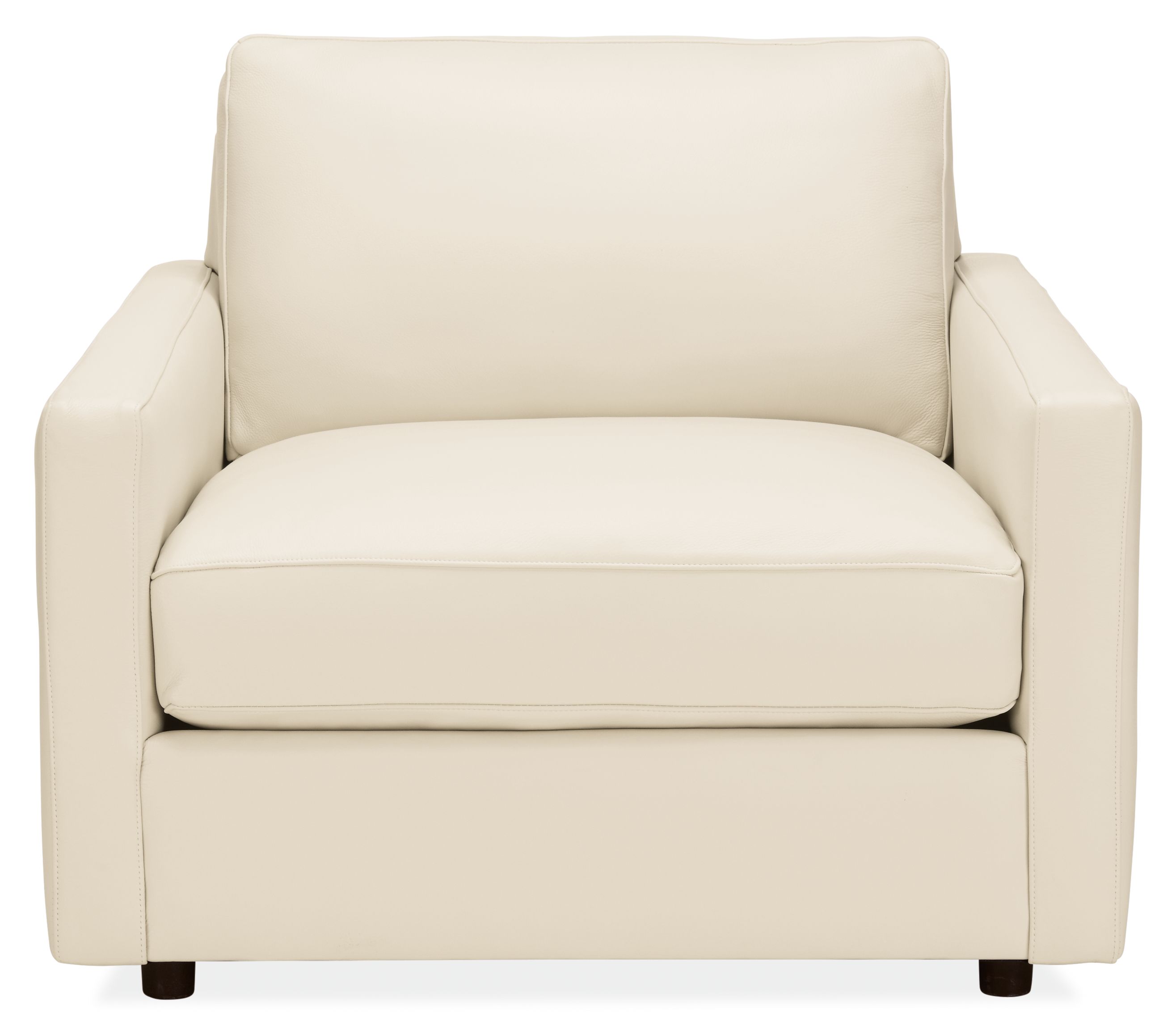 Deep chair with online ottoman