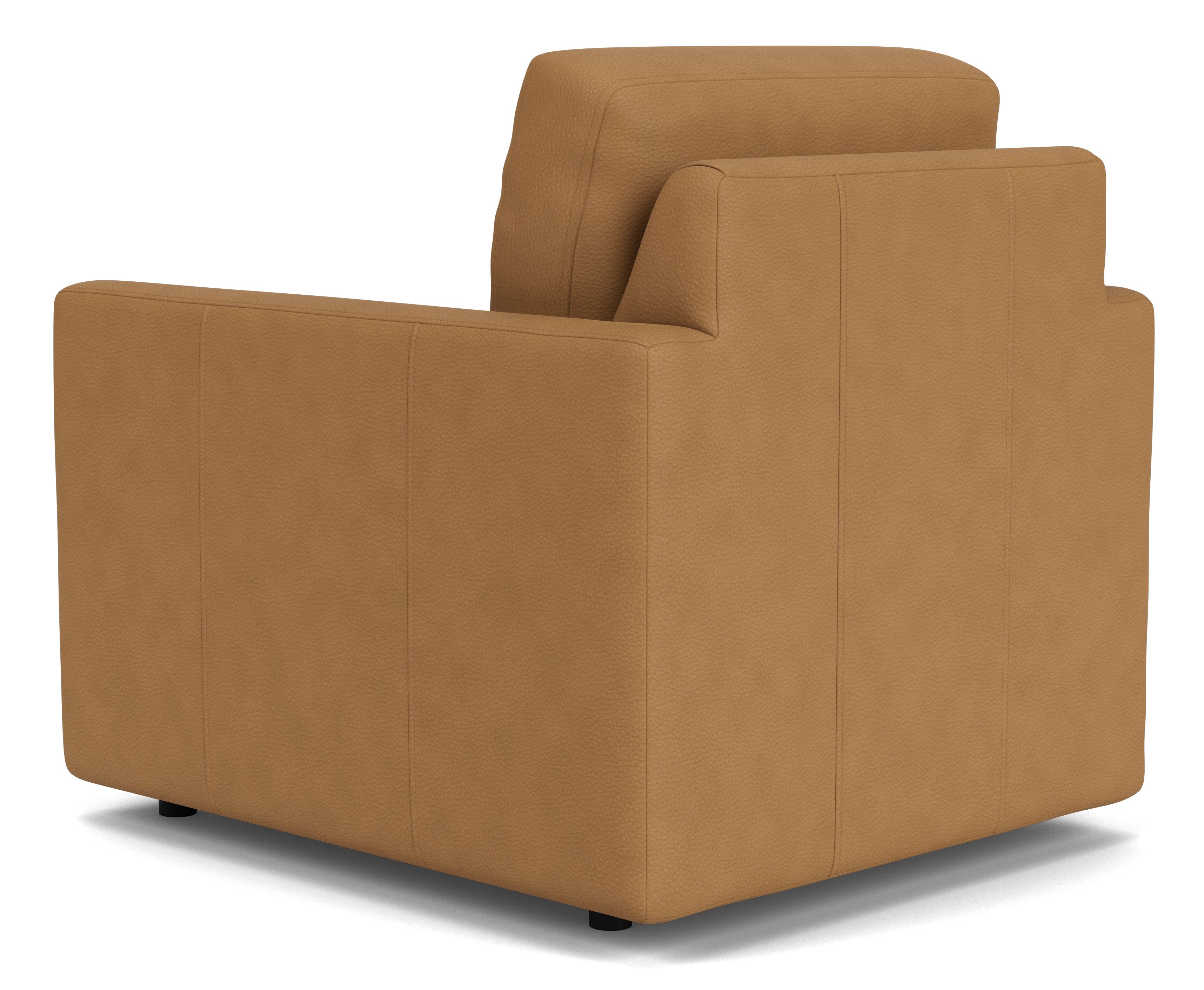 Back view of Linger 32" Chair in Leather