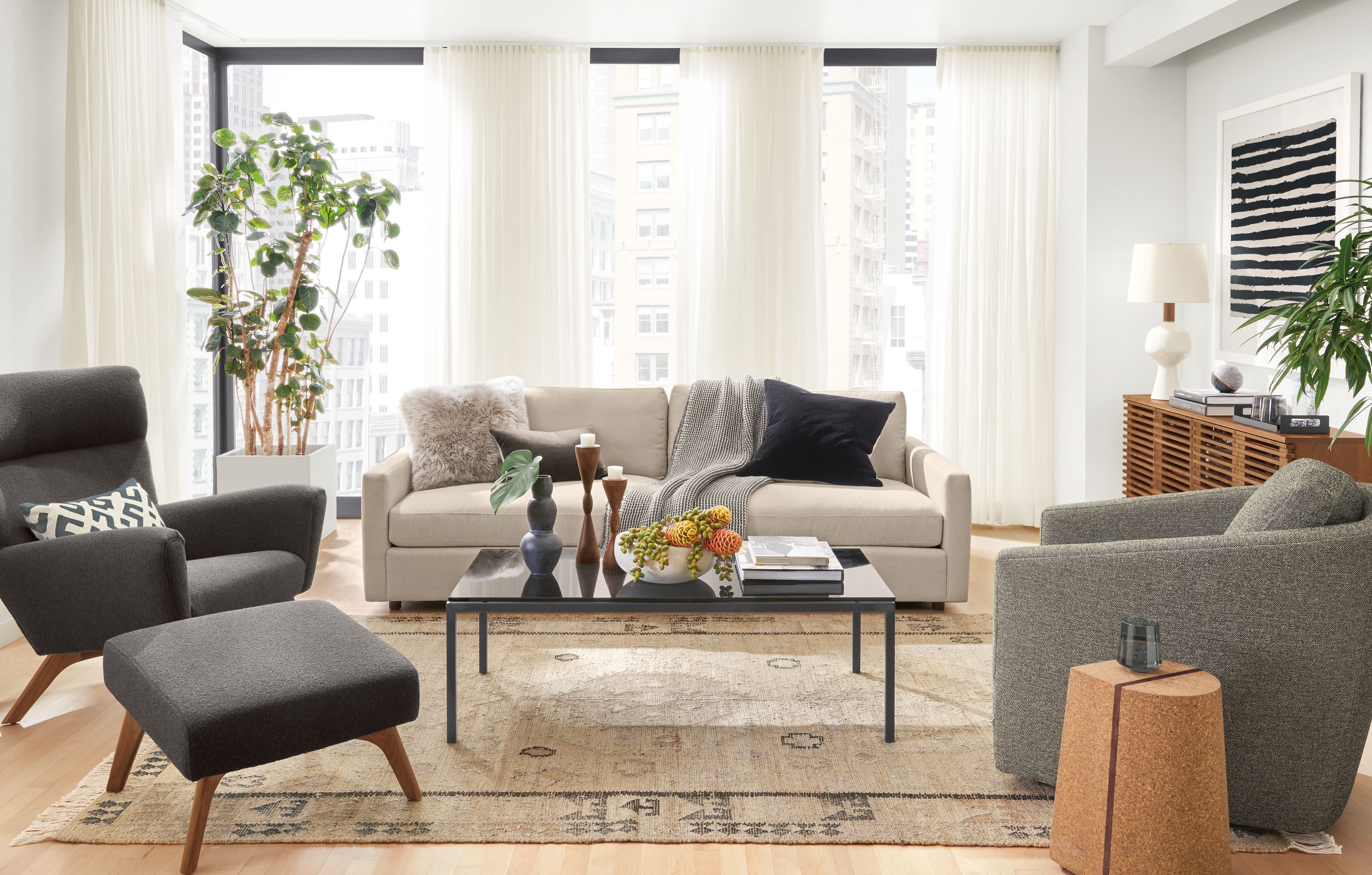 Linger Sofas - Modern Living Room Furniture - Room & Board