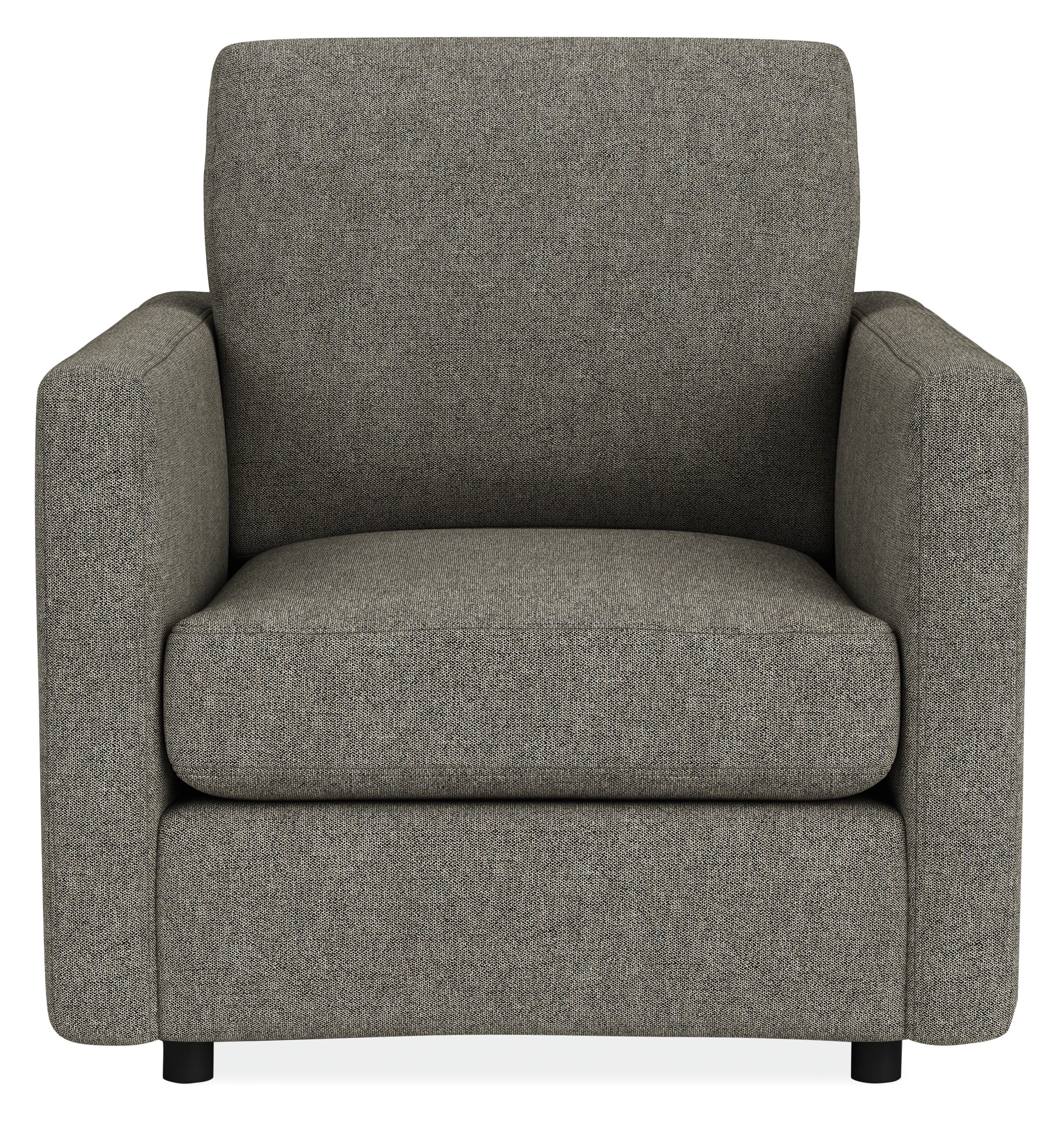 Front view of Linger 32 Chair in Tepic Fabric.
