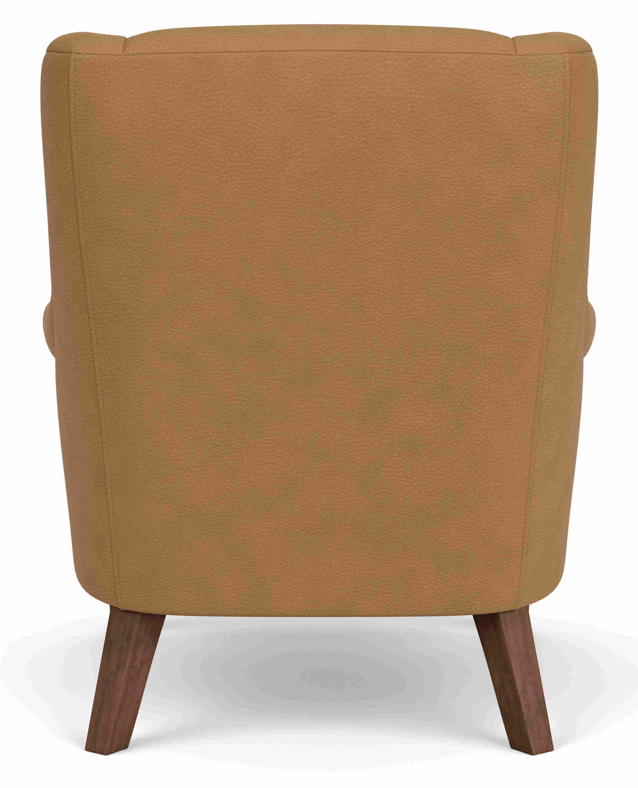 Back view of Louise Chair in Leather