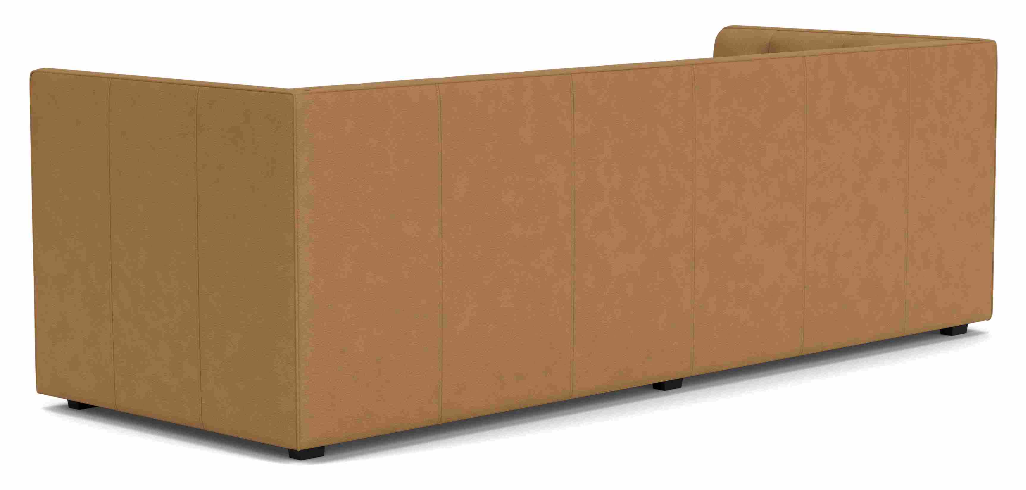 Back view of Macalester 90" Sofa in Leather