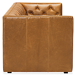 Side view of Macalester 100" Sofa in Portofino Cognac.