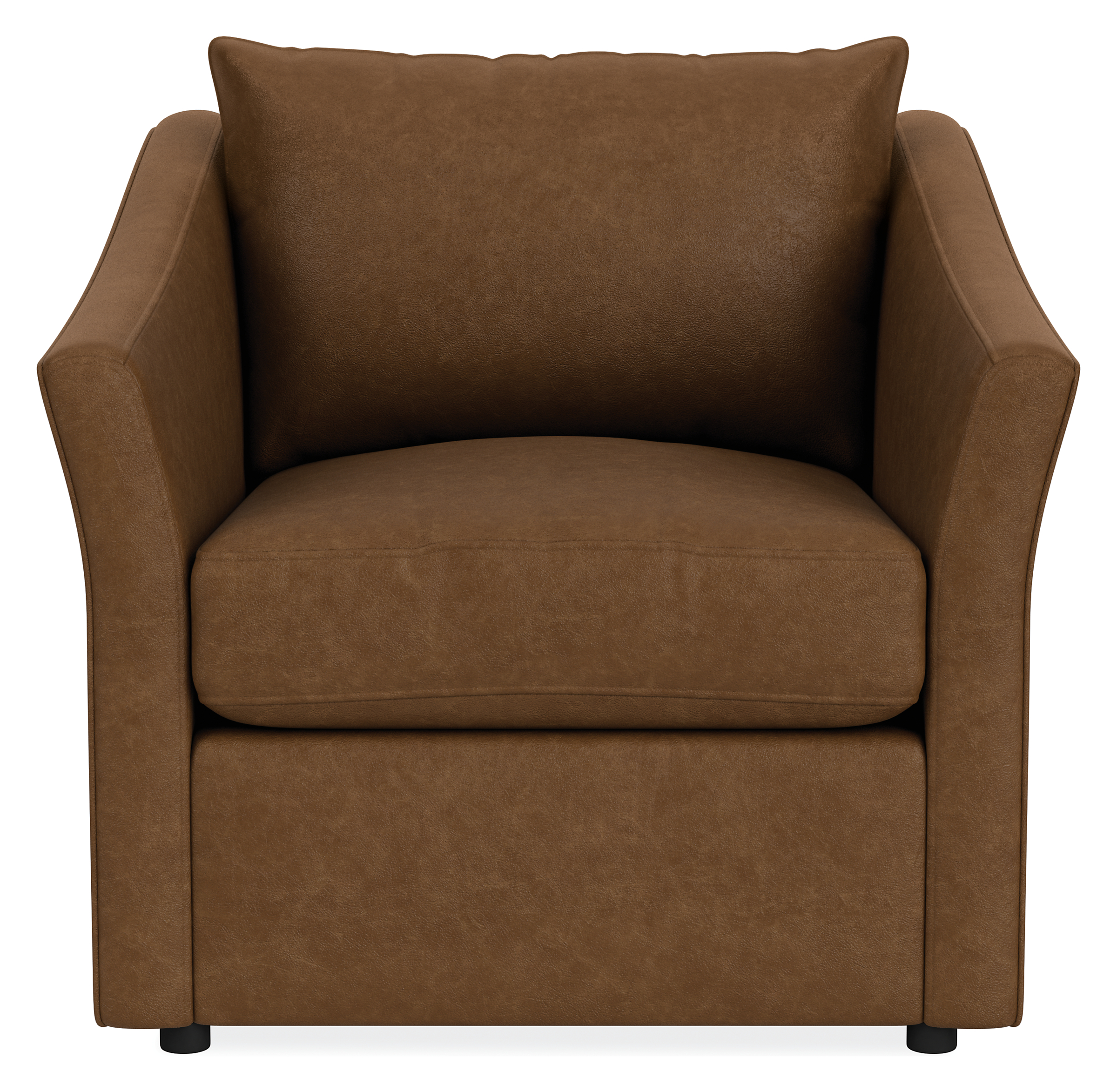 Front view of Maeve Chair in Palermo Bourbon.