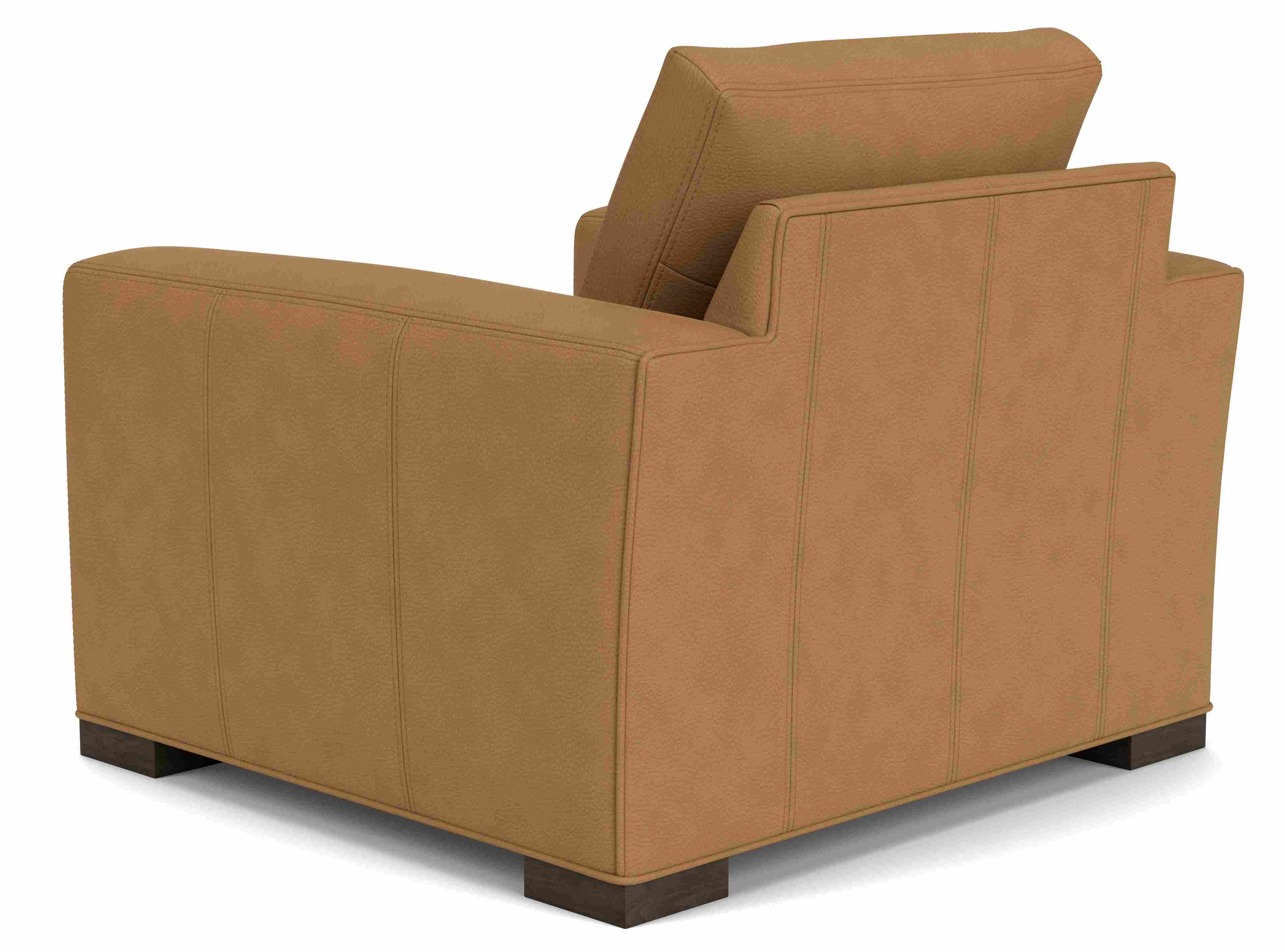 Back view of Metro Chair in Leather